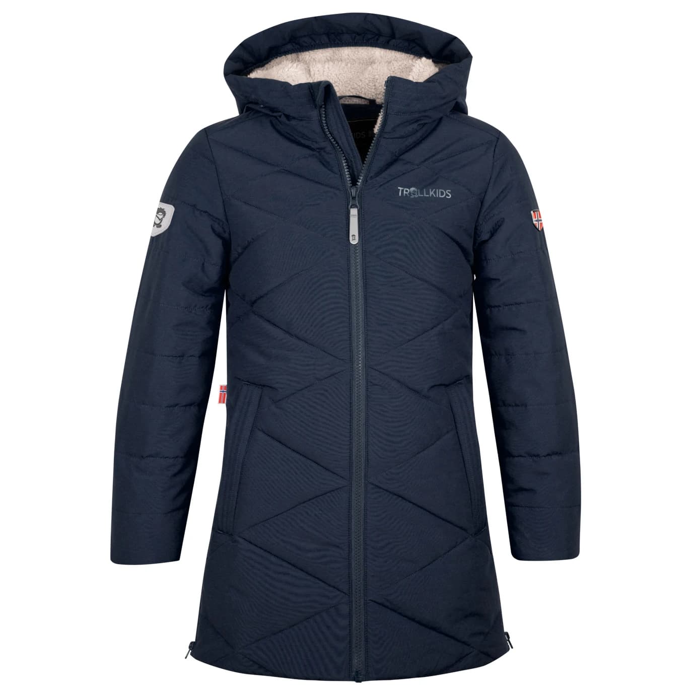 Детско палто Trollkids Girl's Bergen Coat - Navy