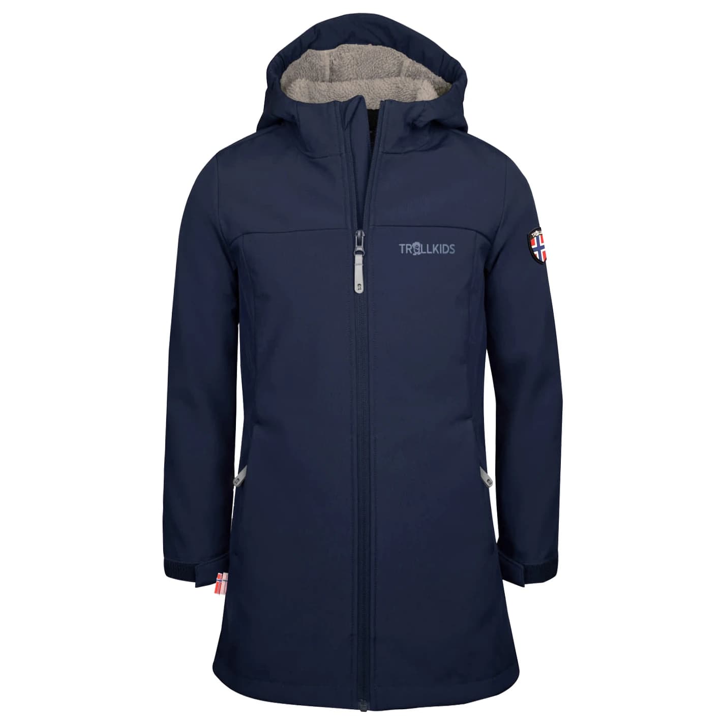 Детско софтшел яке Trollkids Girl's Kristiansand Coat Softshell jacket - Navy