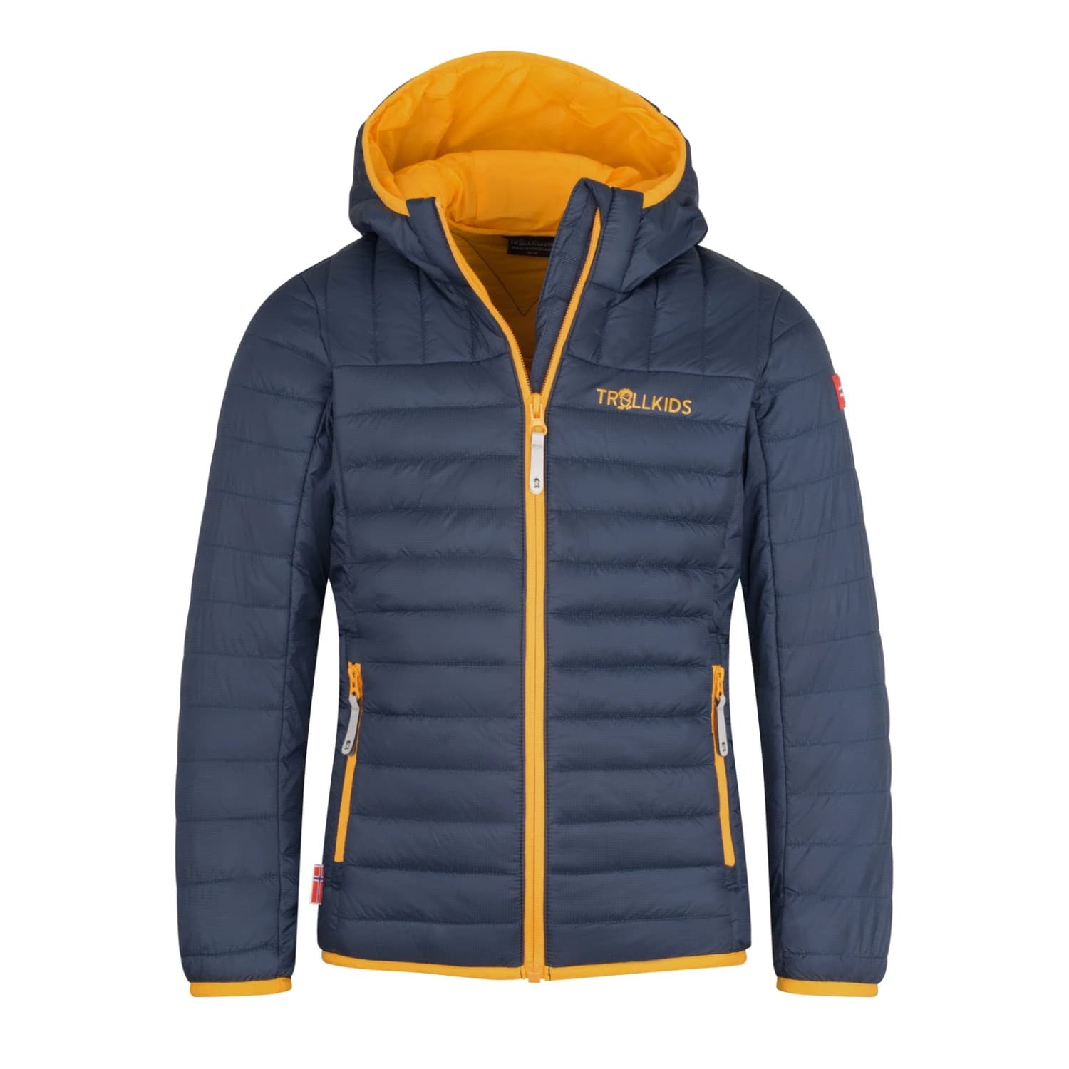 Детско синтетично яке Trollkids Kid's Eikefjord Jacket Synthetic jacket - Mystic Blue / Mango