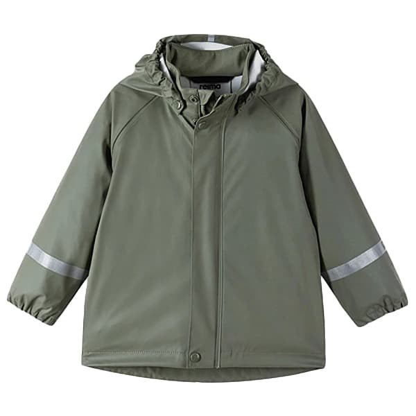 Детско водоустойчиво яке Reima Kid's Lampi Waterproof jacket - Greyish Green