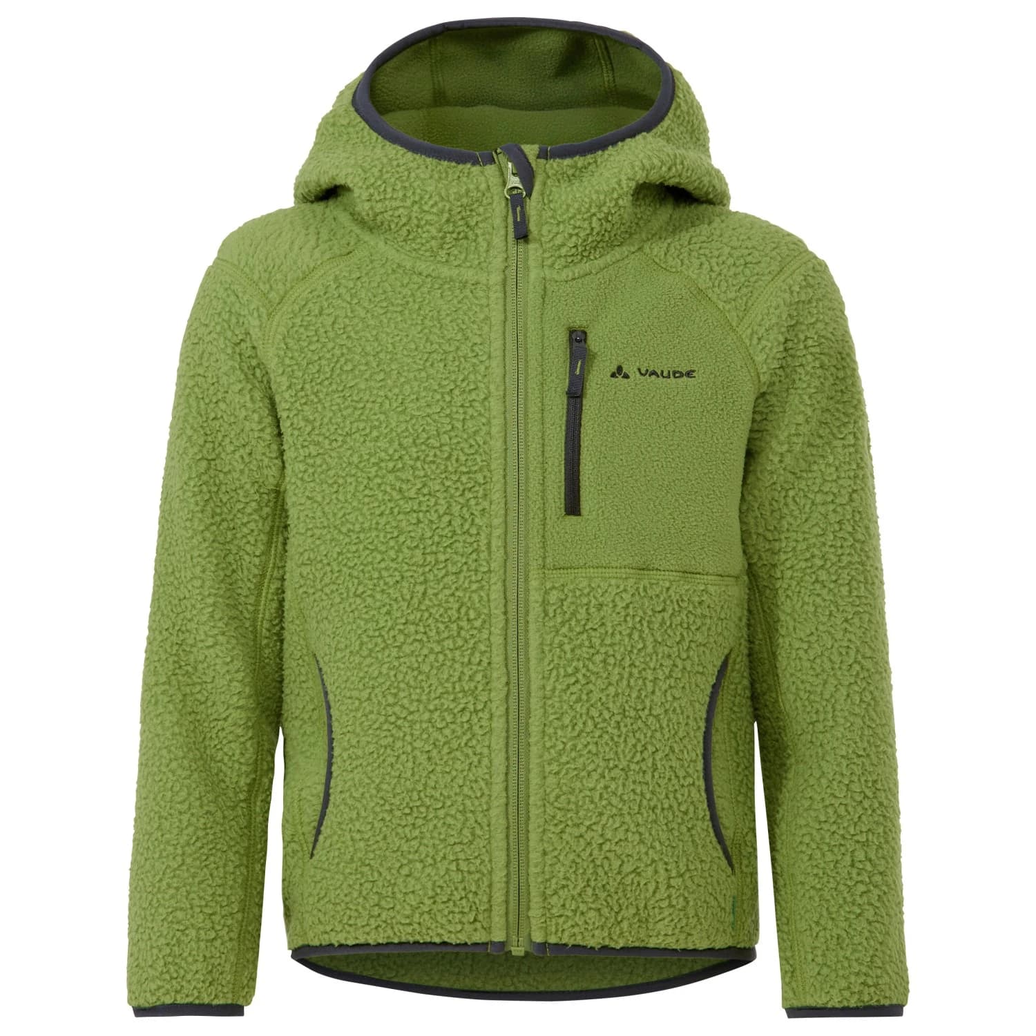 Детско поларено яке Vaude Kid's Torridon Hoody Jacket II Fleece jacket - Green Pepper