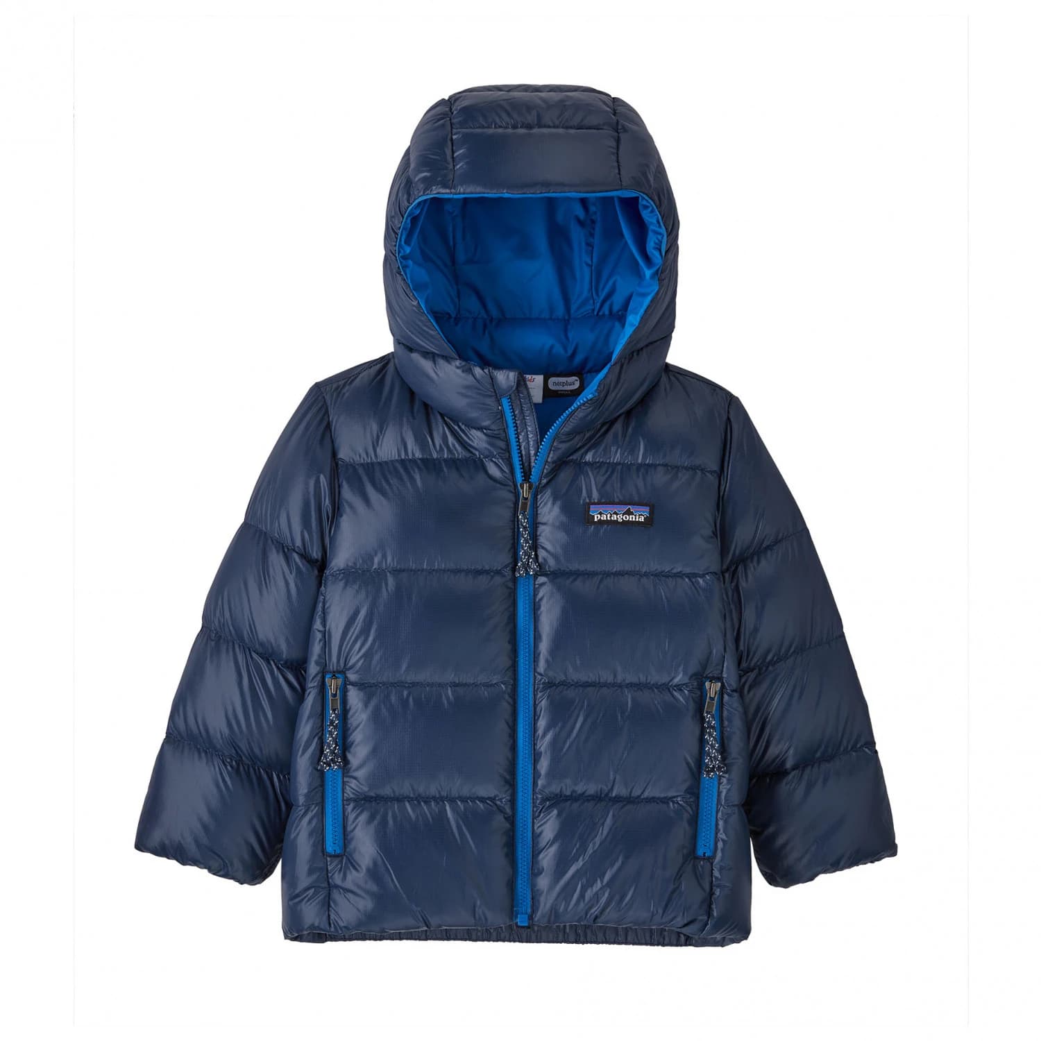 Пухено яке Patagonia Baby's Hi-Loft Down Sweater Hoody Down jacket - New Navy