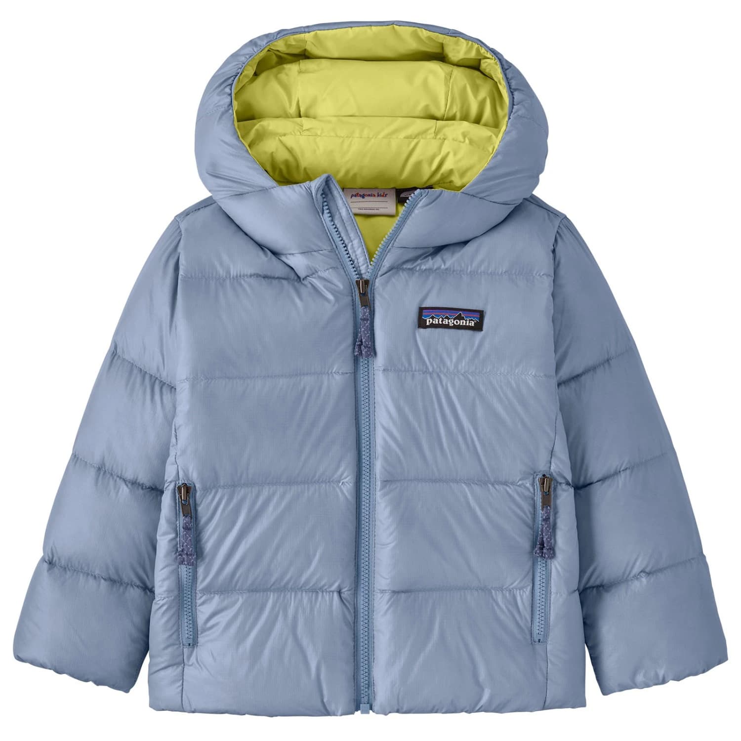 Пухено яке Patagonia Baby's Hi-Loft Down Sweater Hoody Down jacket - Barnacle Blue