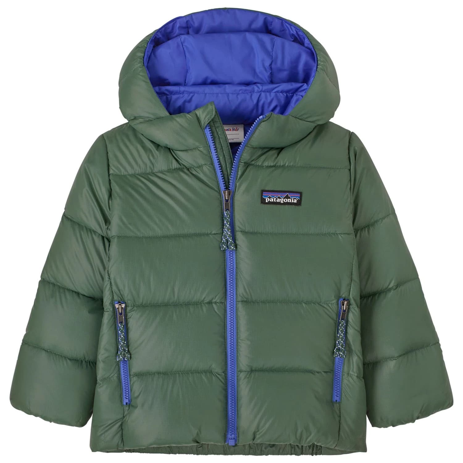Пухено яке Patagonia Baby's Hi-Loft Down Sweater Hoody Down jacket - Canopy Green