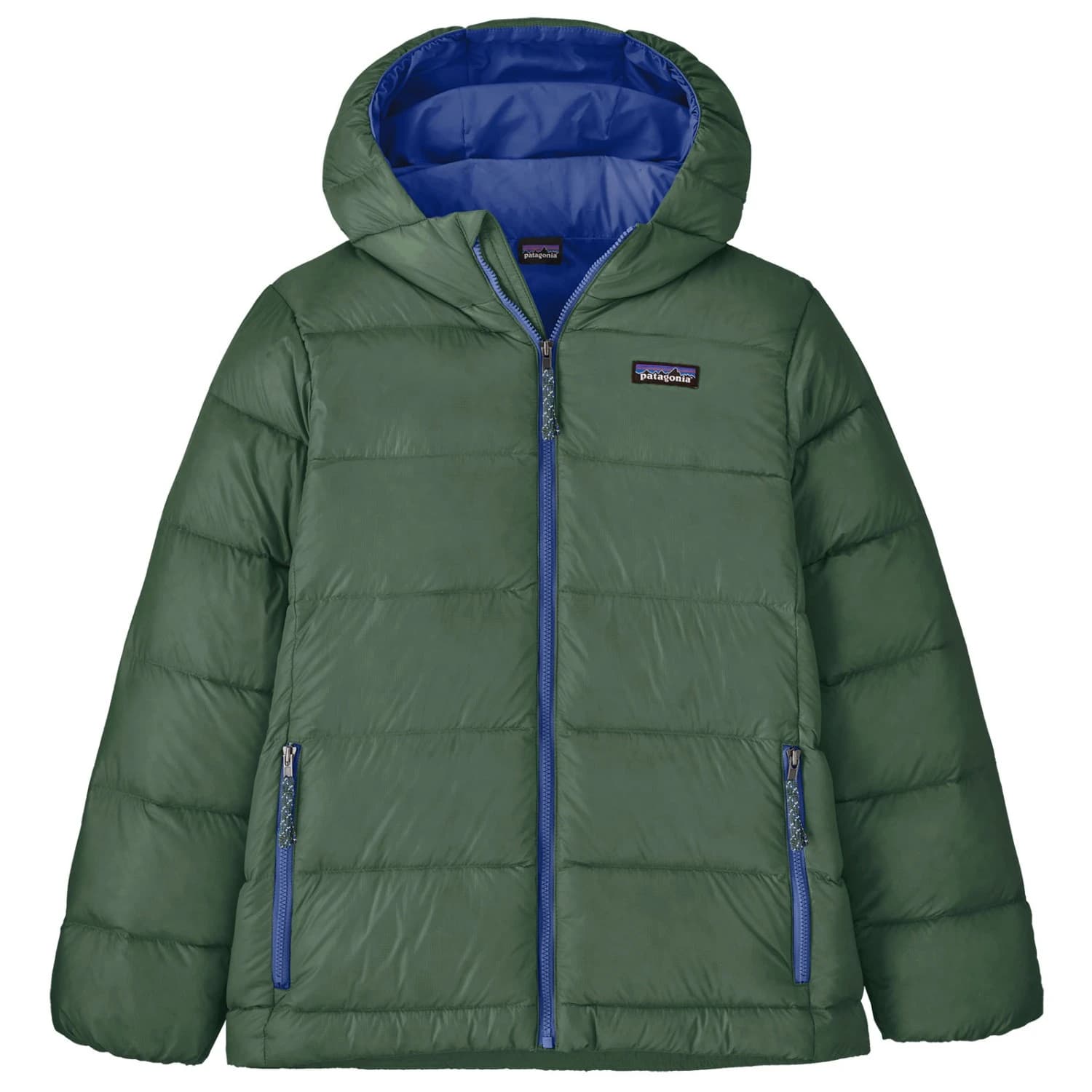 Детско пухено яке Patagonia Kid's Hi-Loft Down Sweater Hoody Down jacket - Canopy Green
