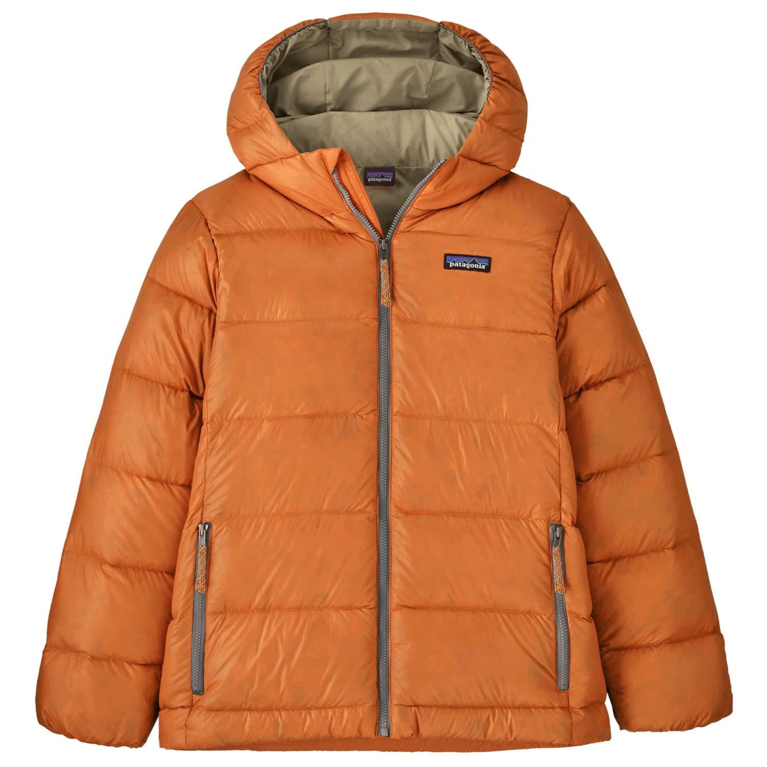 Детско пухено яке Patagonia Kid's Hi-Loft Down Sweater Hoody Down jacket - Marigold