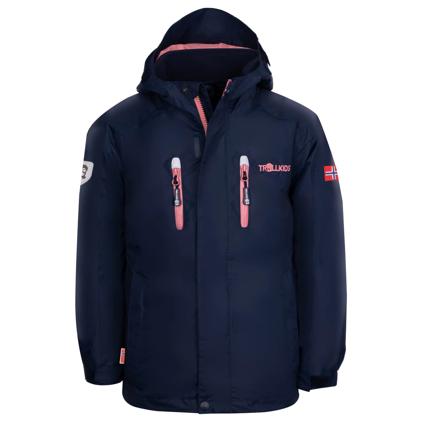 Детско 3-в-1 яке Trollkids Kid's Myrdal 3in1 Jacket Pro 3-in-1 jacket - Navy / Antique Rose