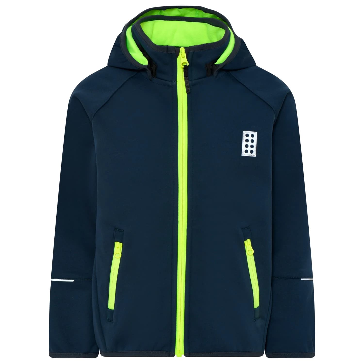Детско софтшел яке LEGO Kid's Sky 764 Softshell Jacket - Navy / Yellow