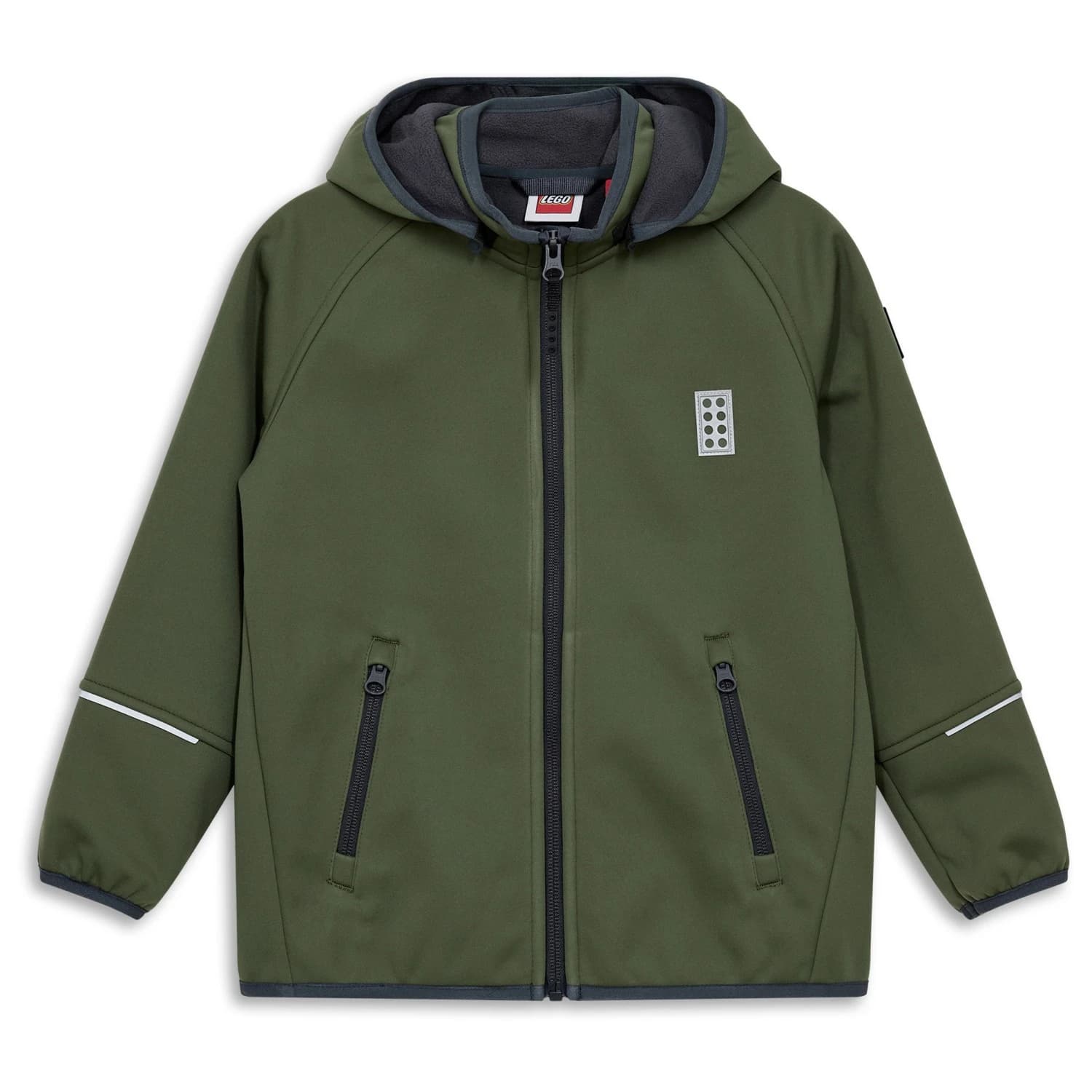 Детско софтшел яке LEGO Kid's Sky 764 Softshell Jacket - Dark Green
