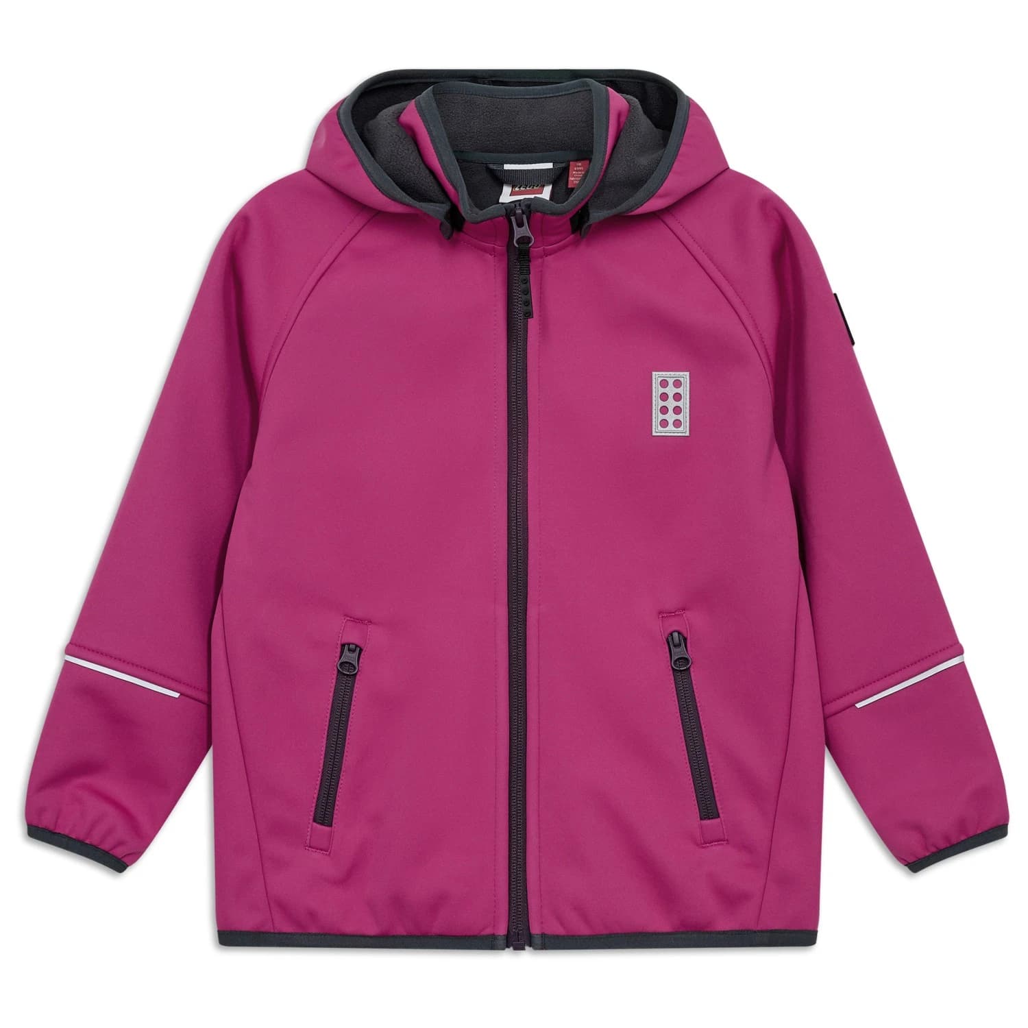 Детско софтшел яке LEGO Kid's Sky 764 Softshell Jacket - Dark Pink