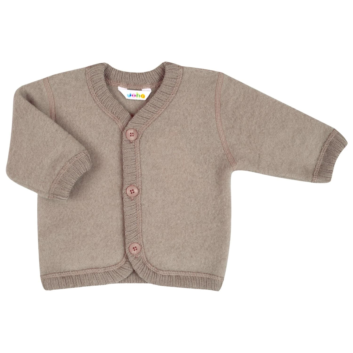 Детско вълнено яке Joha Kid's 68 Cardigan Cardigan - Sesame Melange