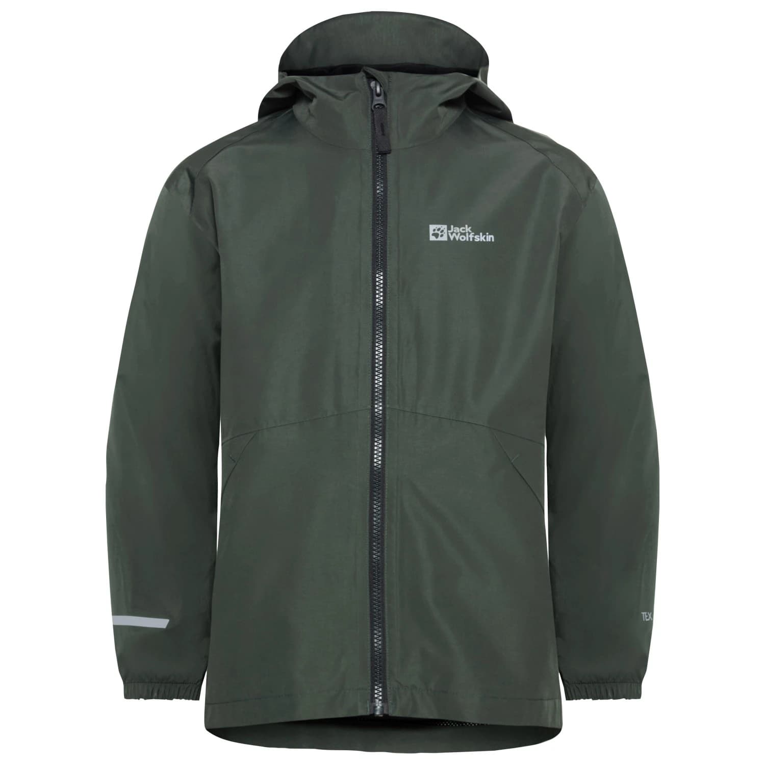 Детско 3-в-1 яке Jack Wolfskin Kid's Iceland 3-in-1 Jacket - Slate Green / Slate Green