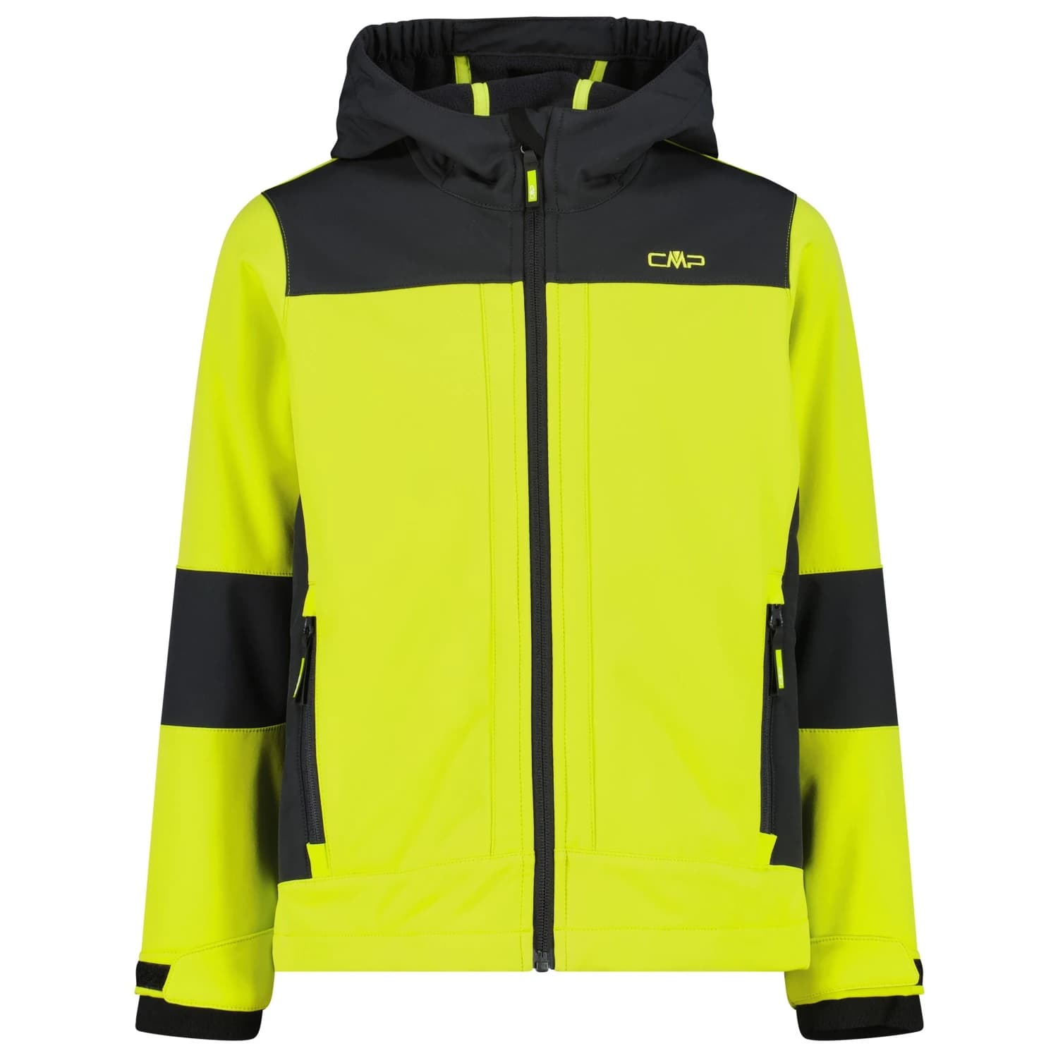 Софтшел яке CMP Boy's Jacket Fix Hood Softshell Softshell jacket - Acido / Antracite