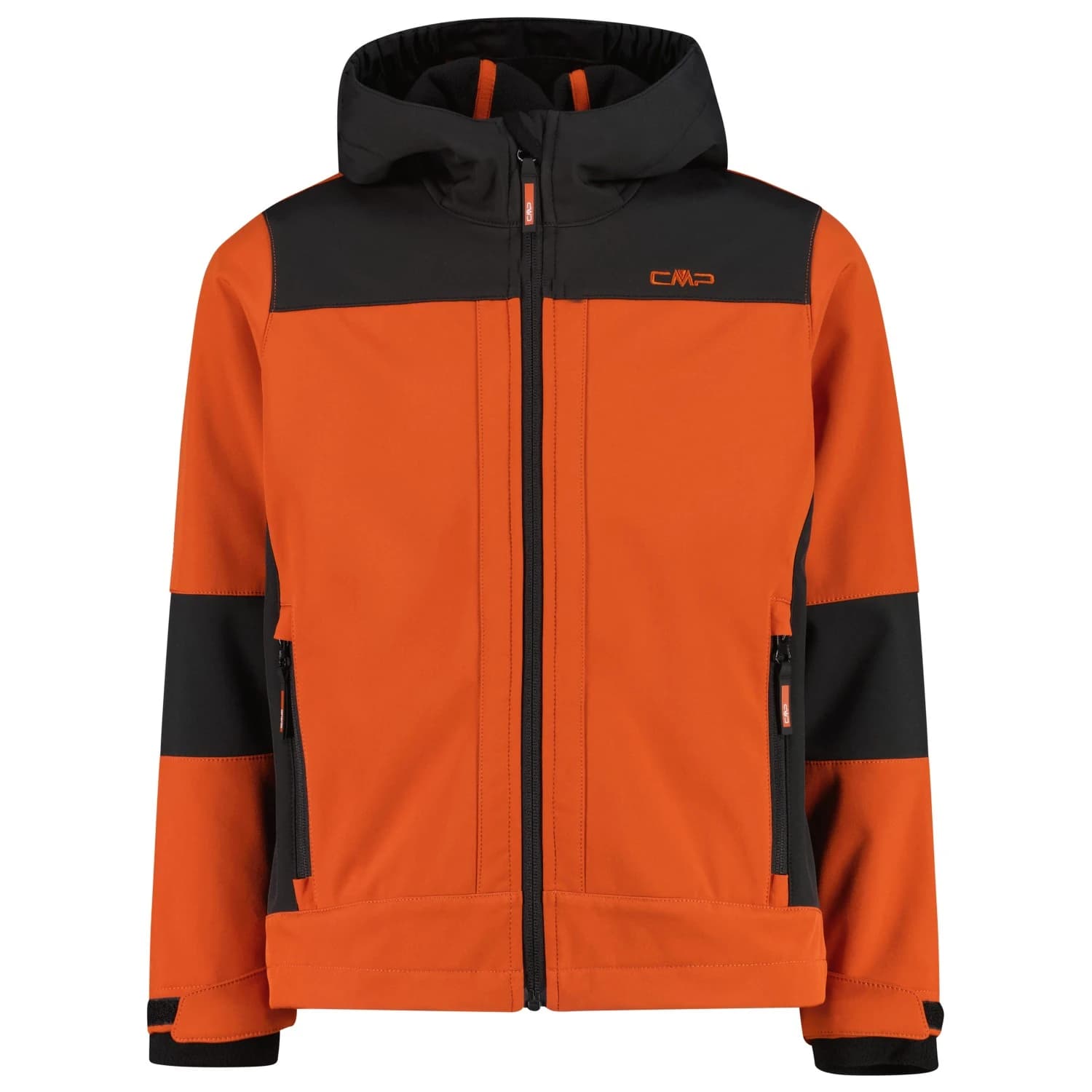 Софтшел яке CMP Boy's Jacket Fix Hood Softshell Softshell jacket - Brick / Nero