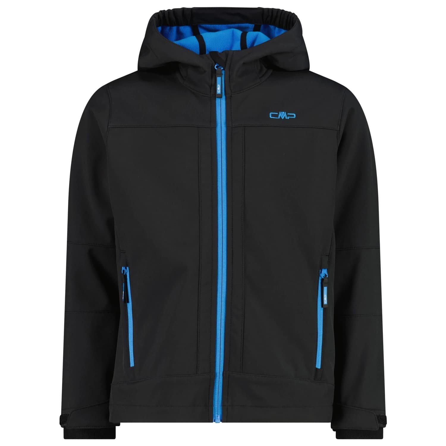 Софтшел яке CMP Boy's Jacket Fix Hood Softshell Softshell jacket - Nero / River