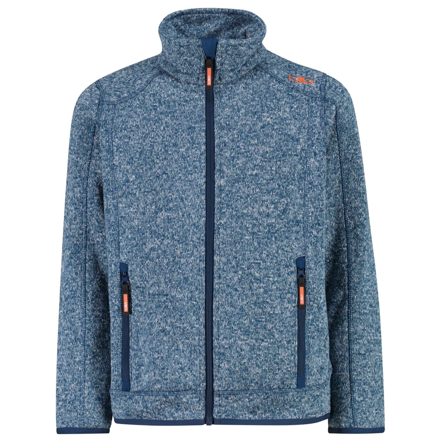 Поларено яке CMP Boy's Jacket Jacquard Knitted Fleece jacket - Midnight / Carrot