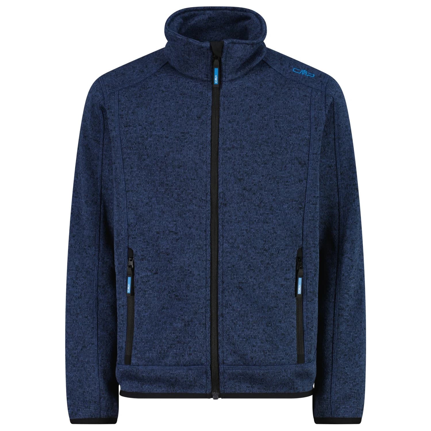 Поларено яке CMP Boy's Jacket Jacquard Knitted Fleece jacket - Infinity / Nero