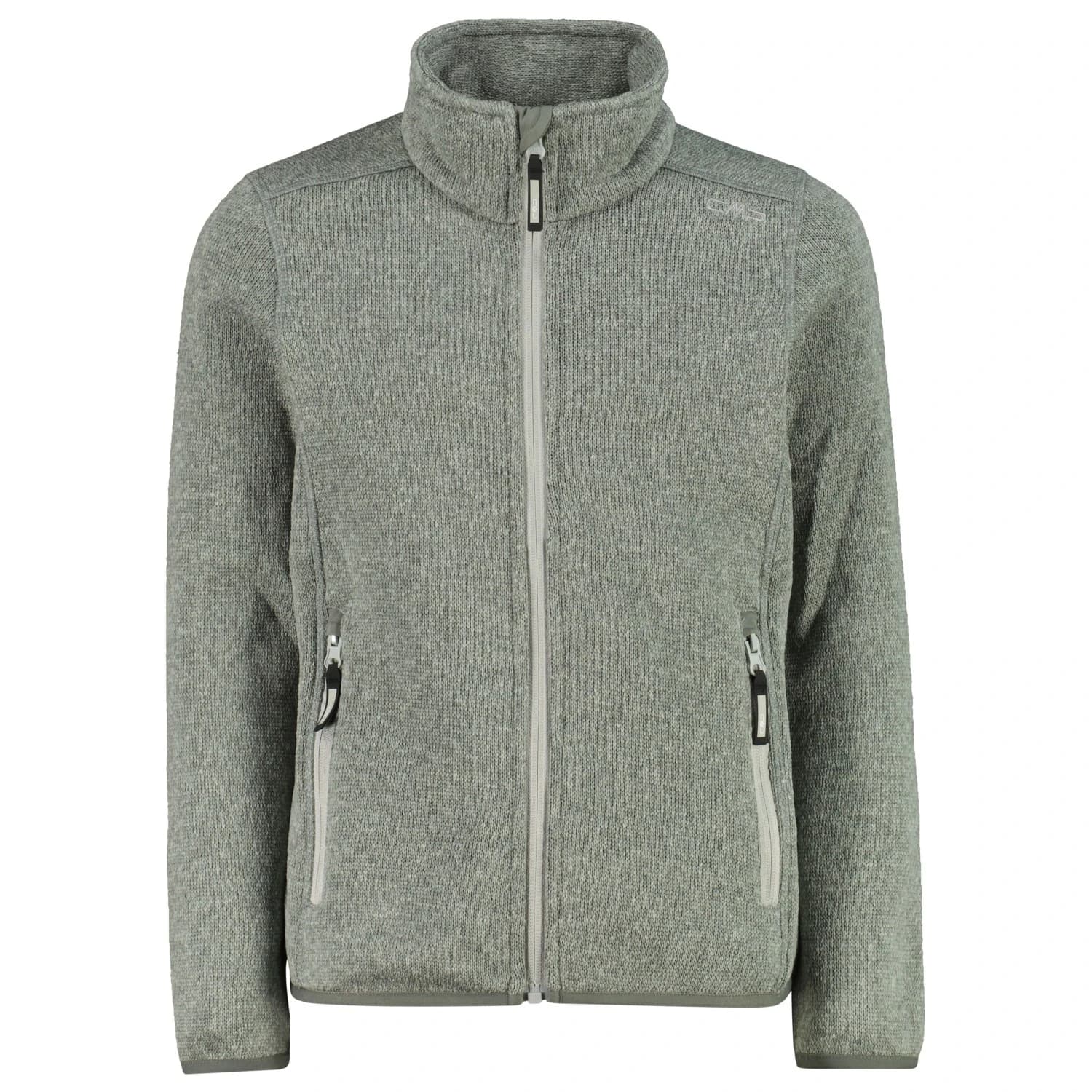 Поларено яке CMP Girl's Jacket Jacquard Knitted Fleece jacket - Avocado / Pistacchio