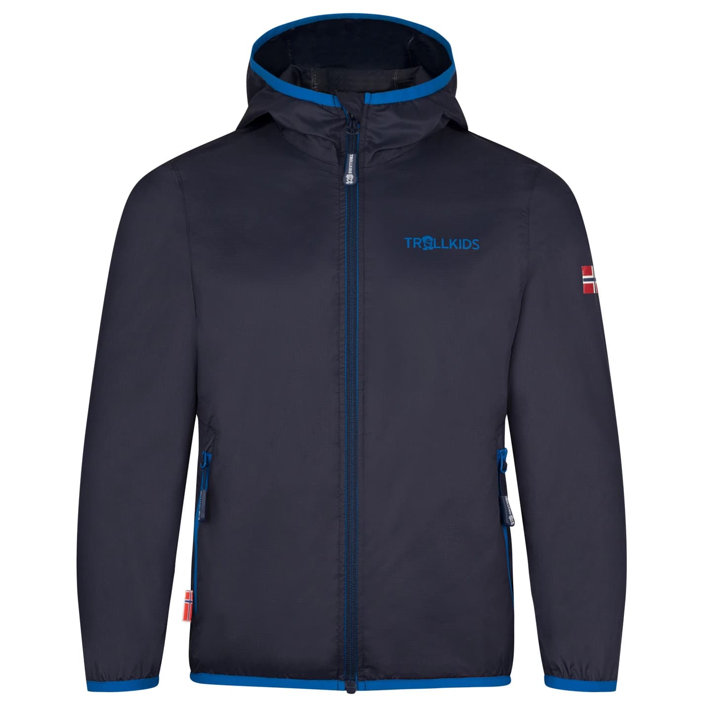 Детско водоустойчиво яке Trollkids Kid's Trolltunga Jacket Waterproof jacket - Navy / Cobalt Blue