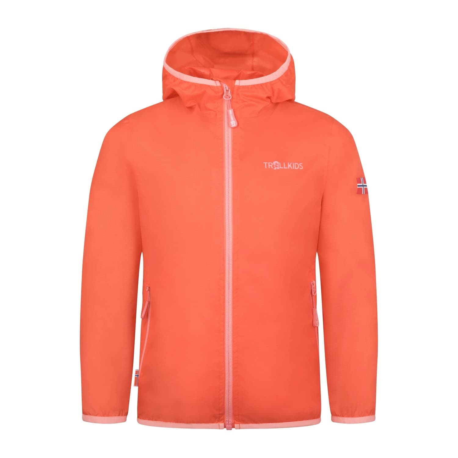 Детско водоустойчиво яке Trollkids Kid's Trolltunga Jacket Waterproof jacket - Watermelon / Peony Rose