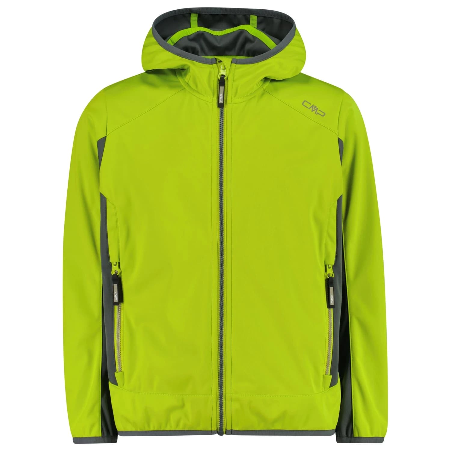 Детско софтшел яке CMP Kid's Jacket Fix Hood Softshell jacket - Mela / Grey