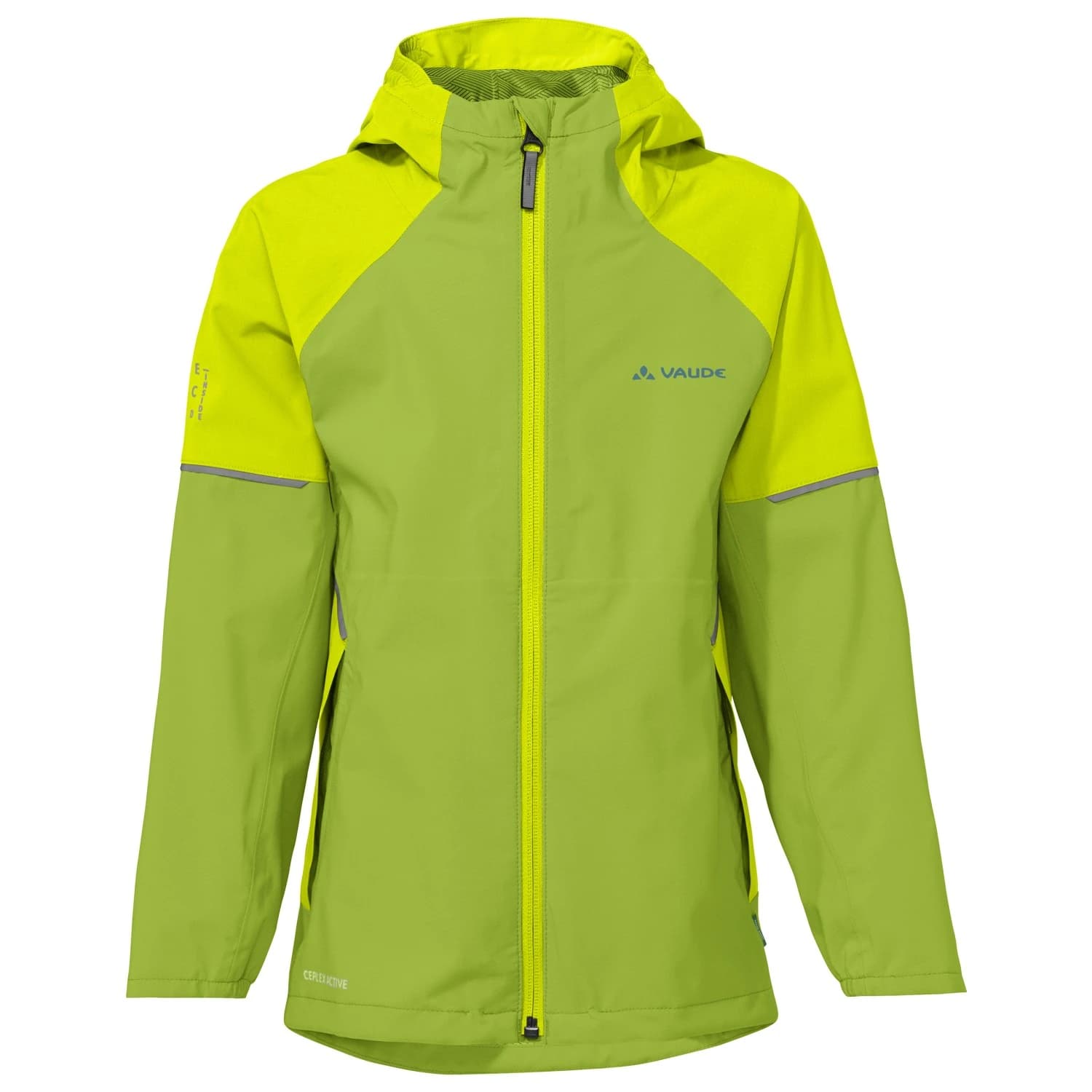 Детско водоустойчиво яке Vaude Kid's Detective 2,5L Jacket Waterproof jacket - Chute Green