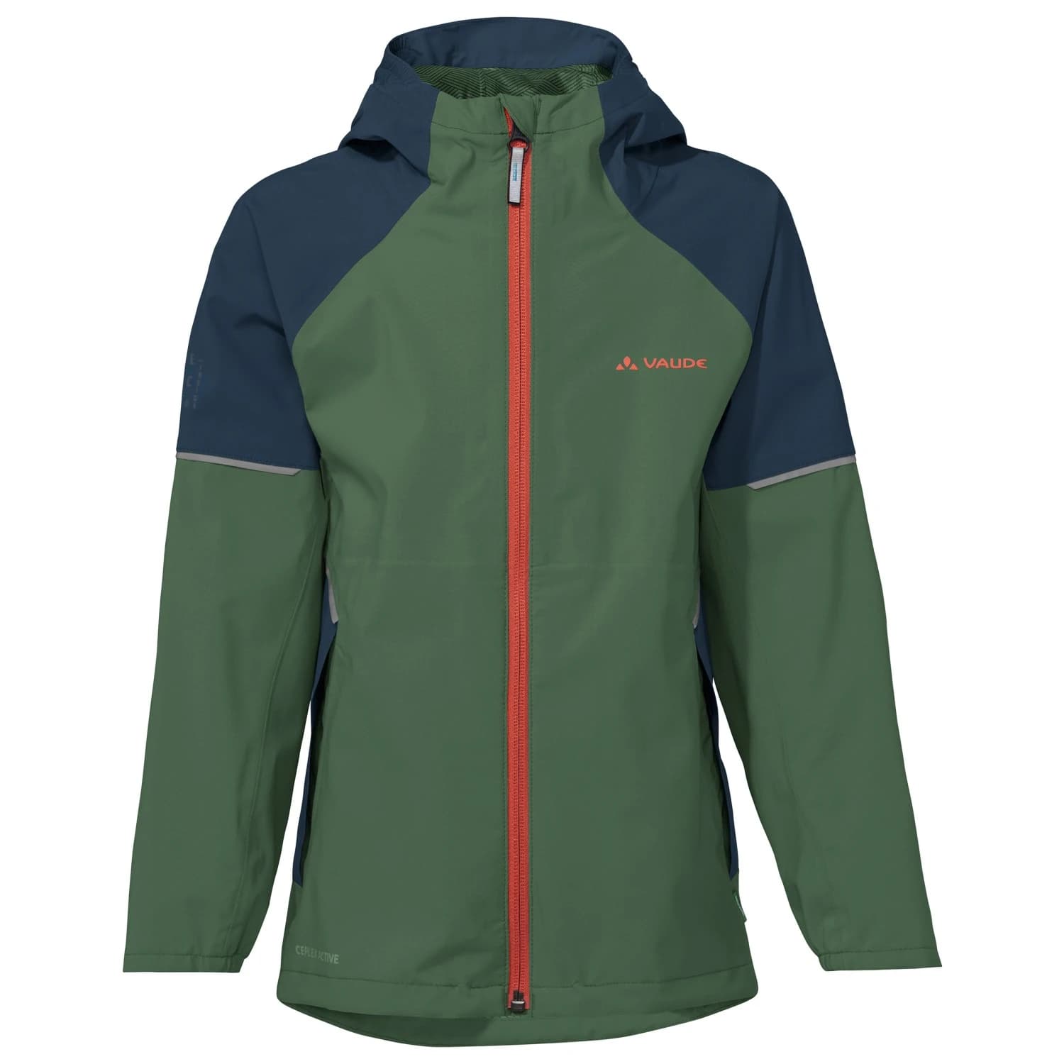 Детско водоустойчиво яке Vaude Kid's Detective 2,5L Jacket Waterproof jacket - Woodland
