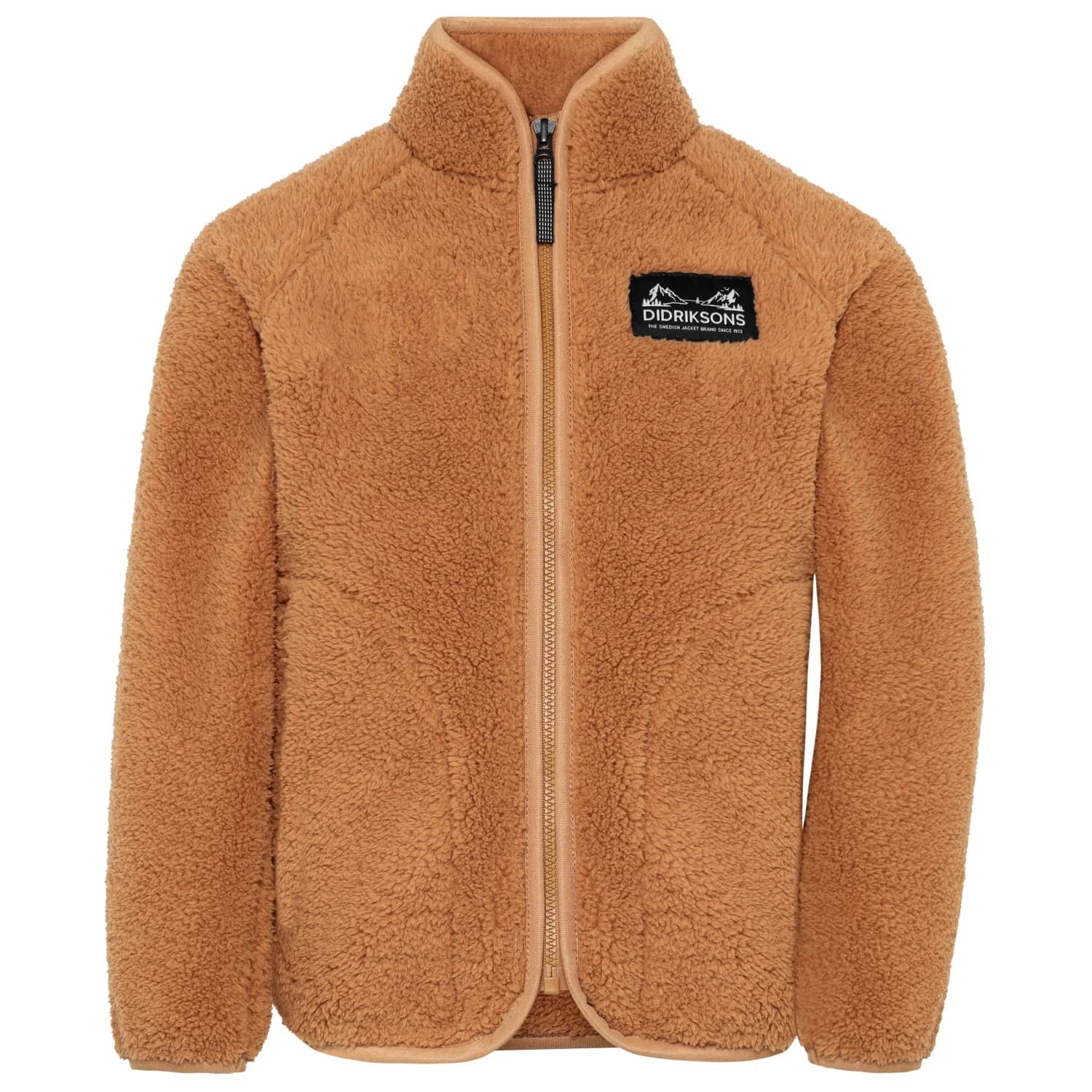 Детско поларено яке Didriksons Kid's Gibbs Full-Zip 2 Fleece jacket - Almond Tree