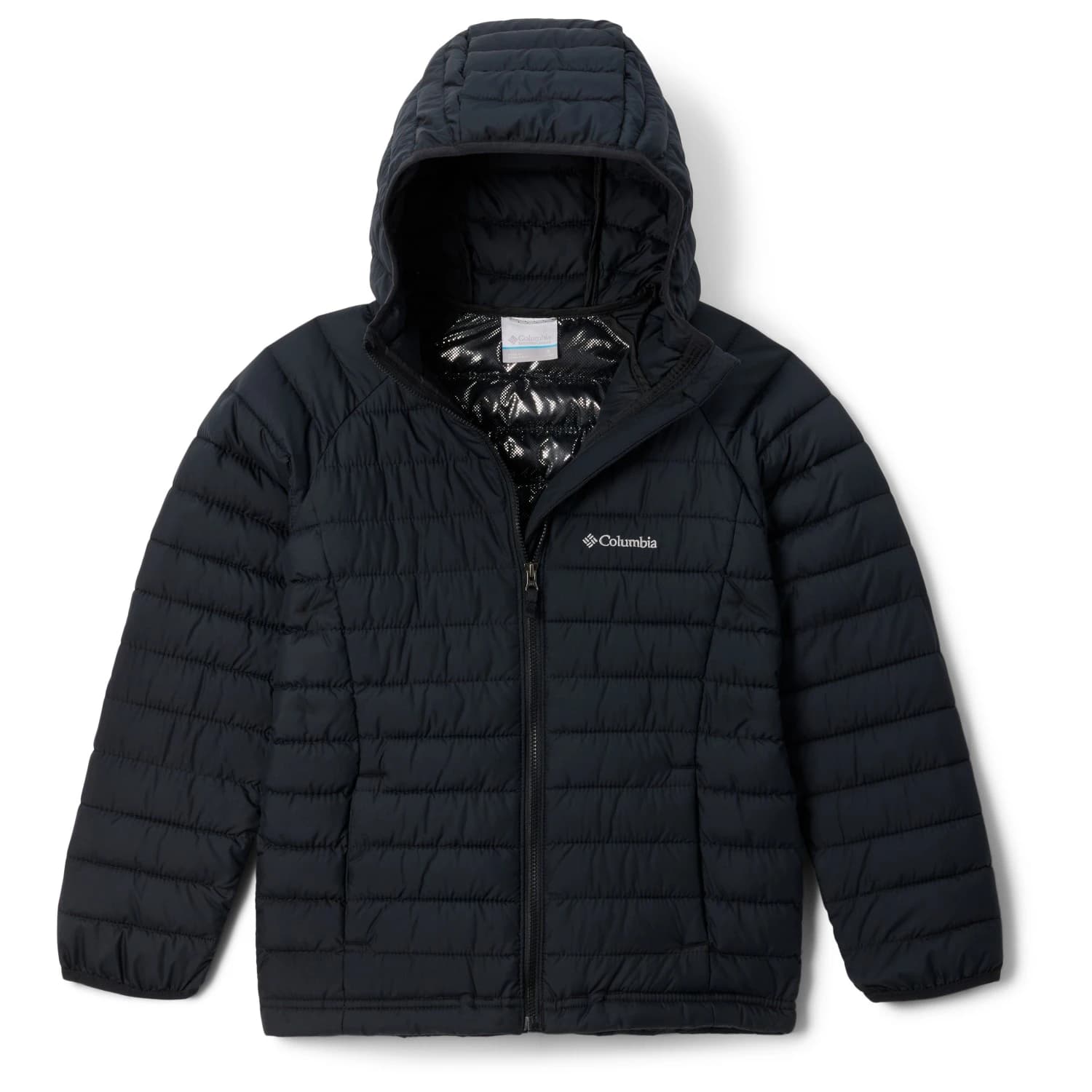 Детско синтетично яке Columbia Kid's Powder Lite II/1 Hooded Jacket Synthetic jacket - Black