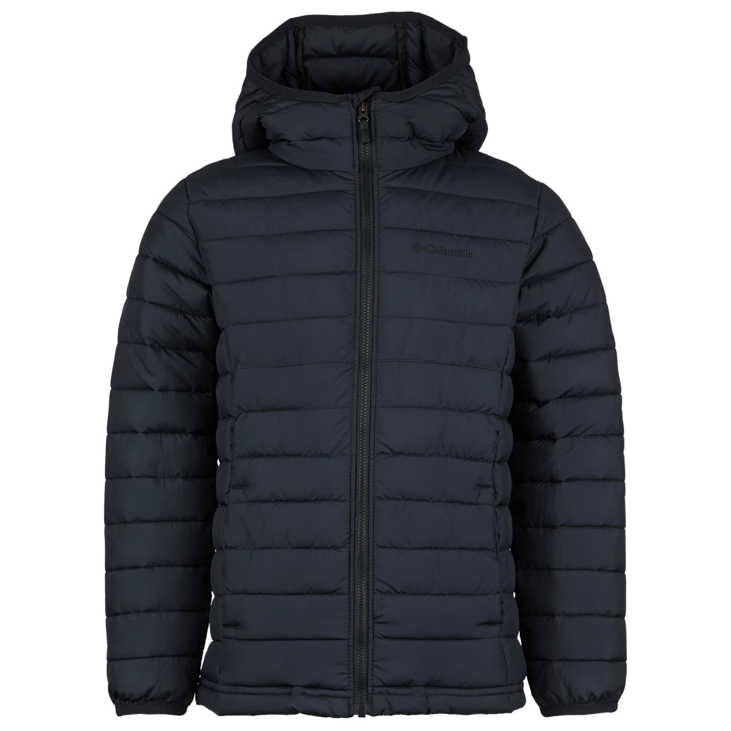 Детско синтетично яке Columbia Kid's Powder Lite II/2 Hooded Jacket Synthetic jacket - Black