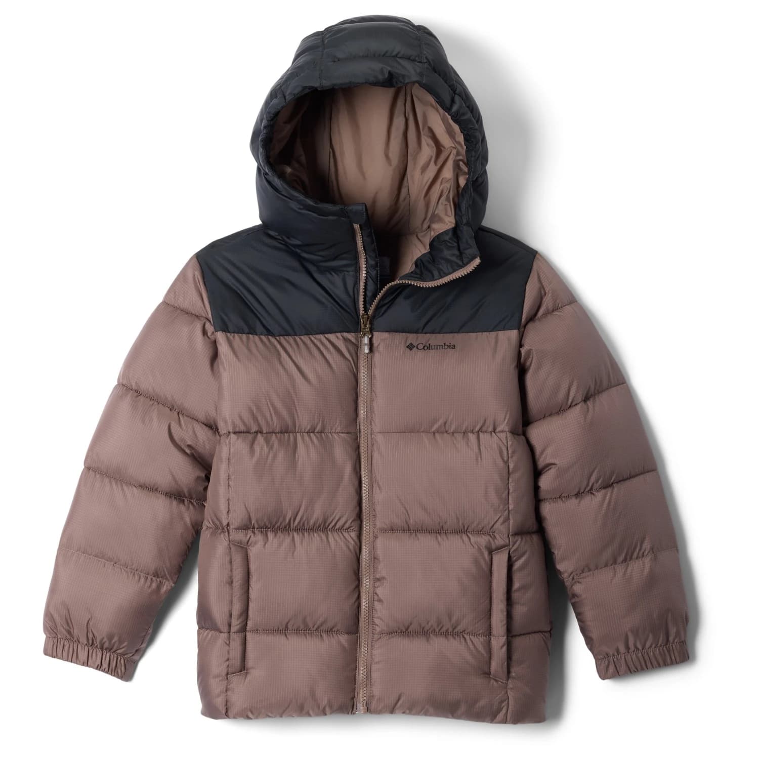 Детско синтетично яке Columbia Kid's Puffect Hooded Jacket Synthetic jacket - Iron / Black
