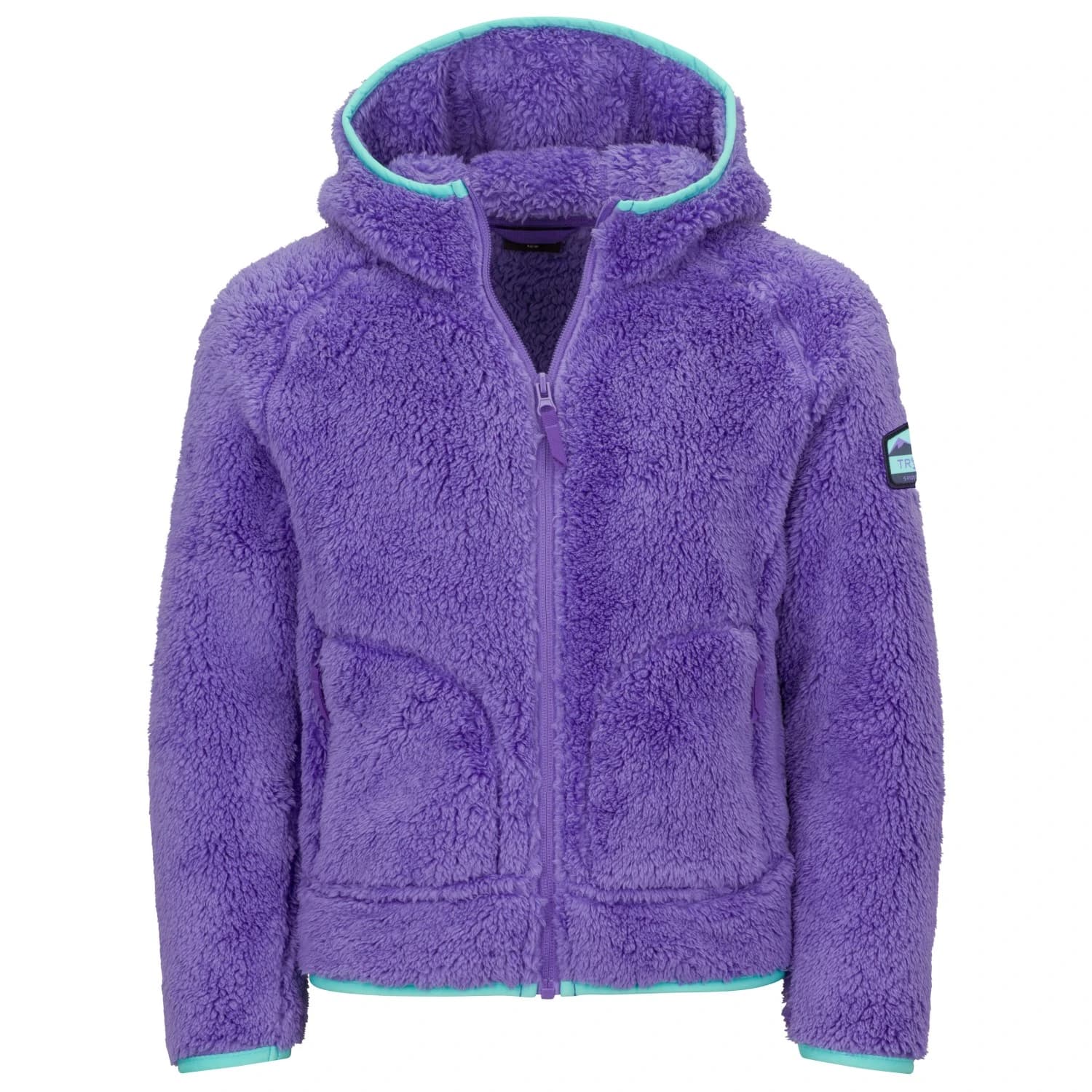 Детско поларено яке Trollkids Girl's Borgund Jacket XT Fleece jacket - Wisteria Purple