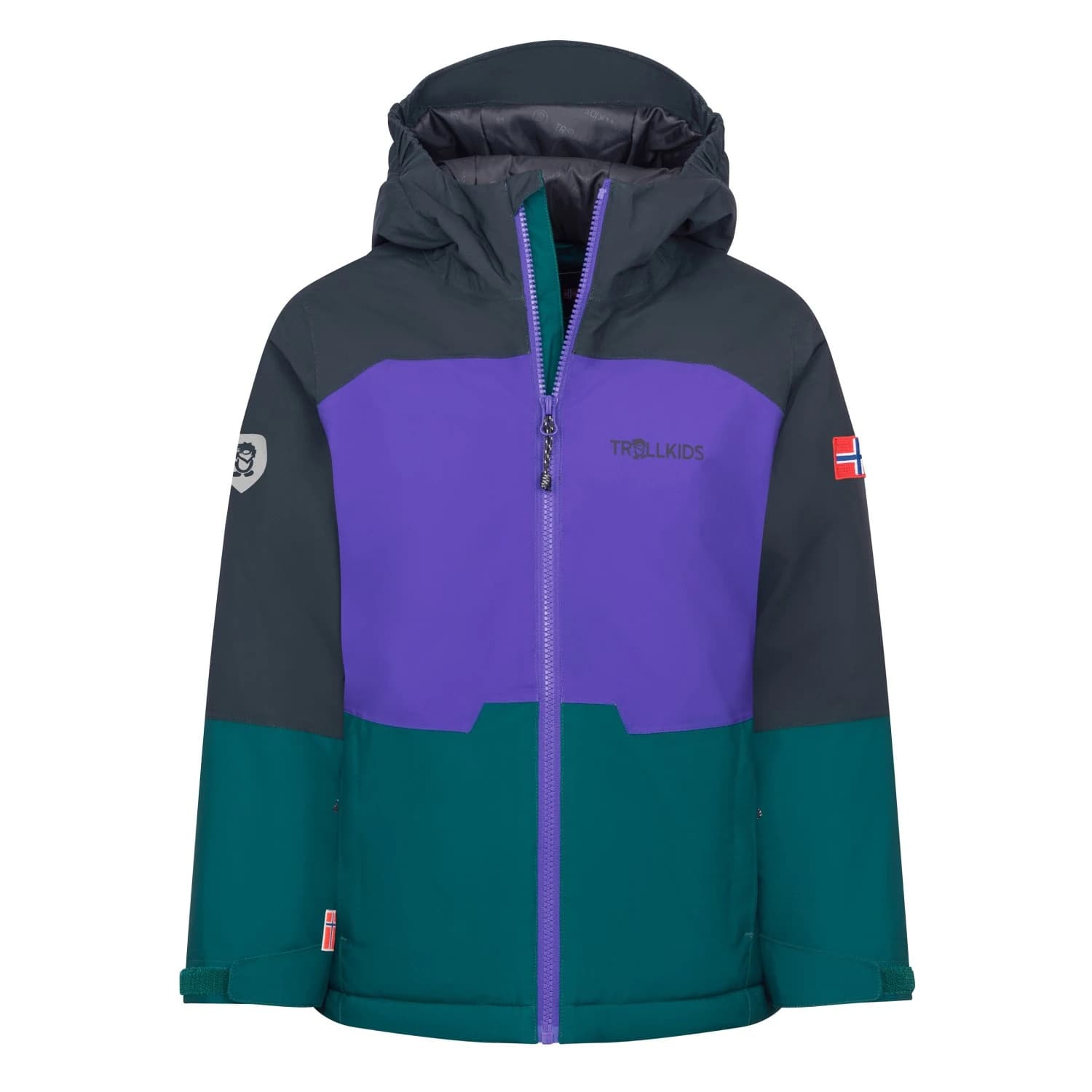 Детско зимно яке Trollkids Kid's Hardanger Jacket Winter jacket - Midnight Petrol / Black