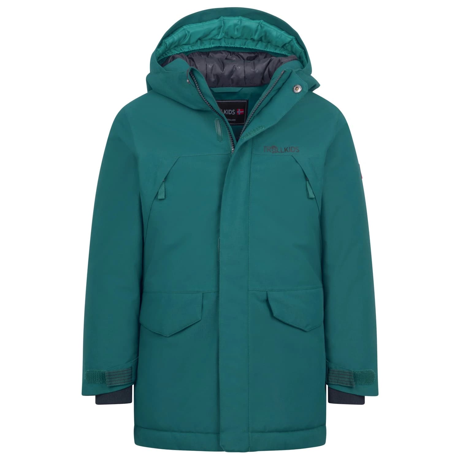 Детско синтетично яке Trollkids Kid's Harstad Jacket Synthetic jacket - Dark Cyan / Black