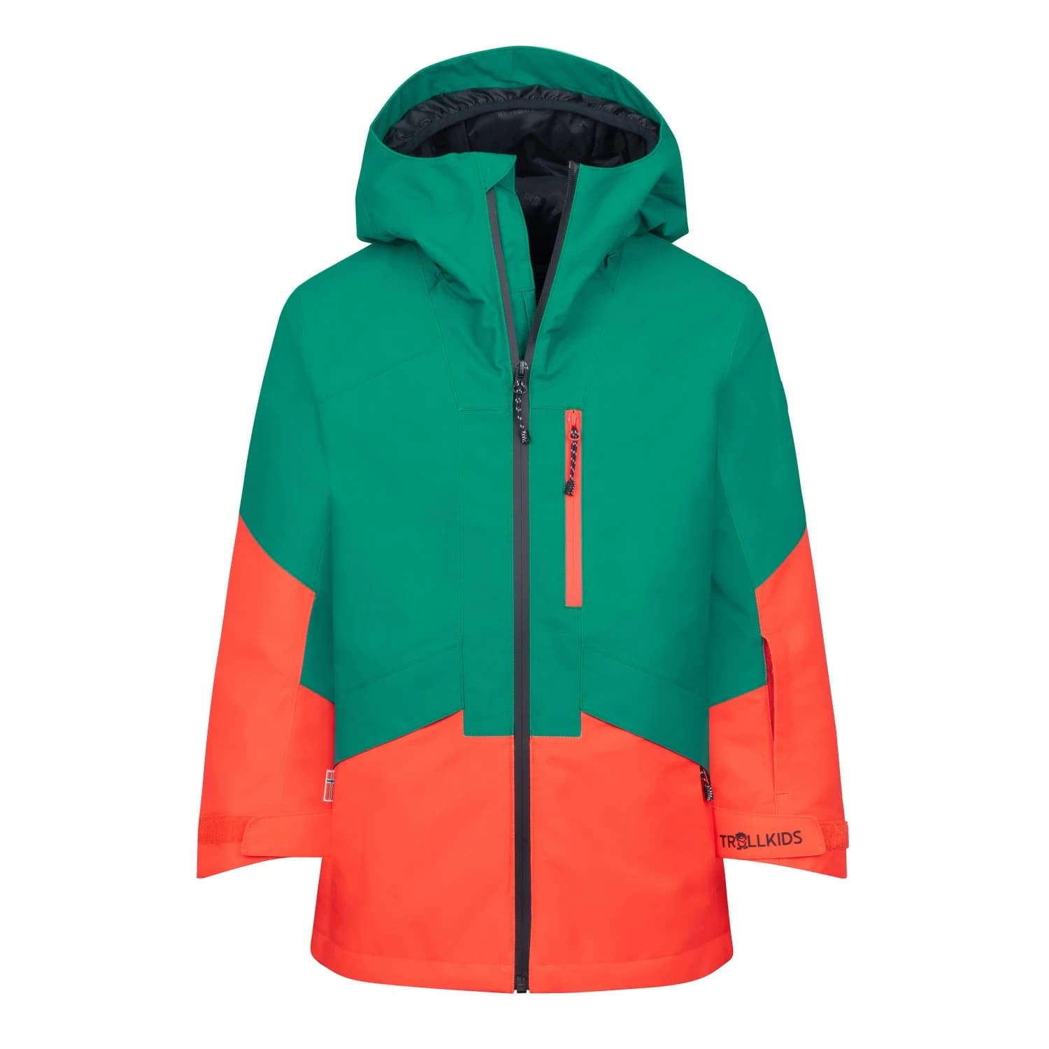 Детско ски яке Trollkids Kid's Kongsberg Jacket Winter jacket - Chili Red / Dark Cyan