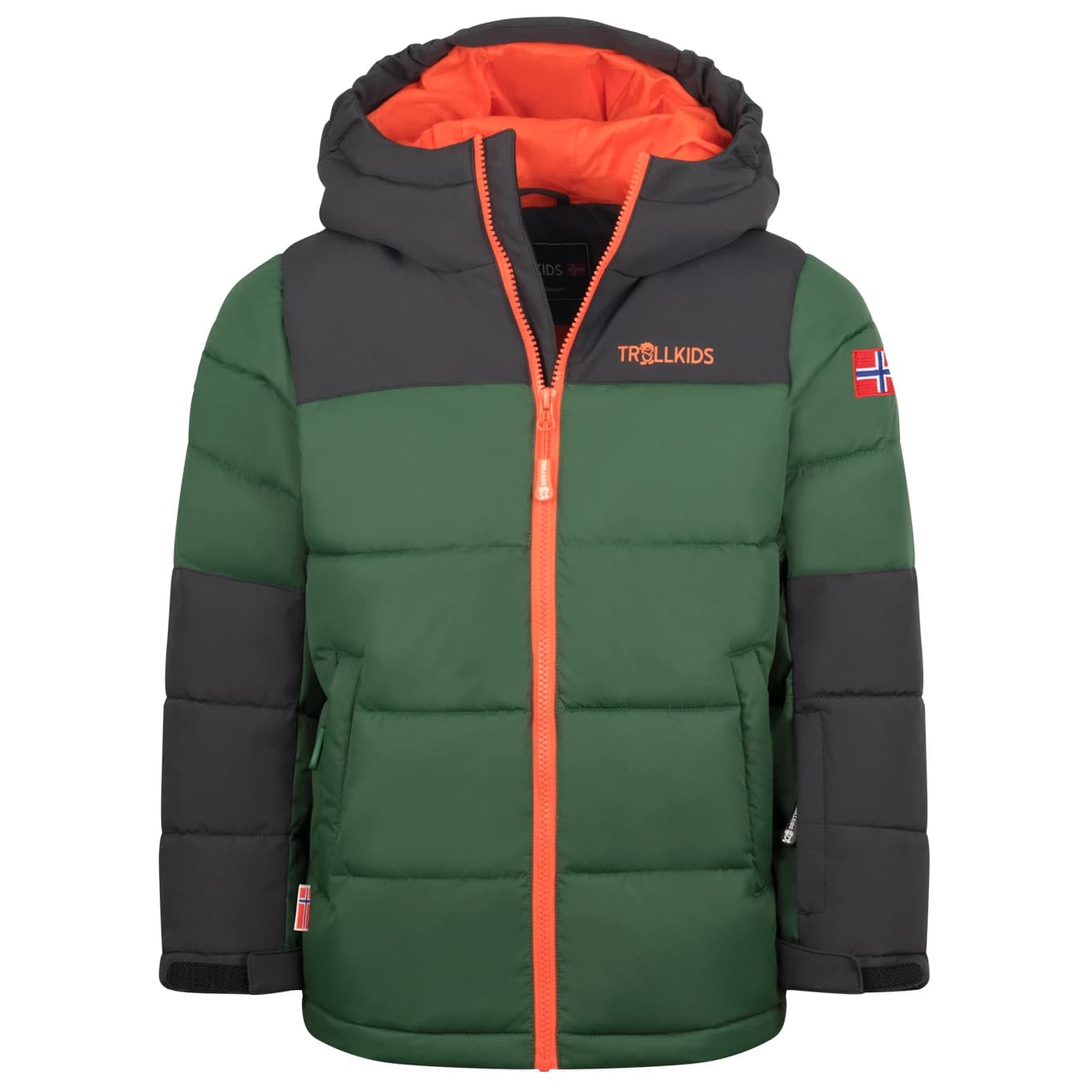 Детско зимно яке Trollkids Kid's Narvik Jacket Pro Winter jacket - Forest Green / Navy