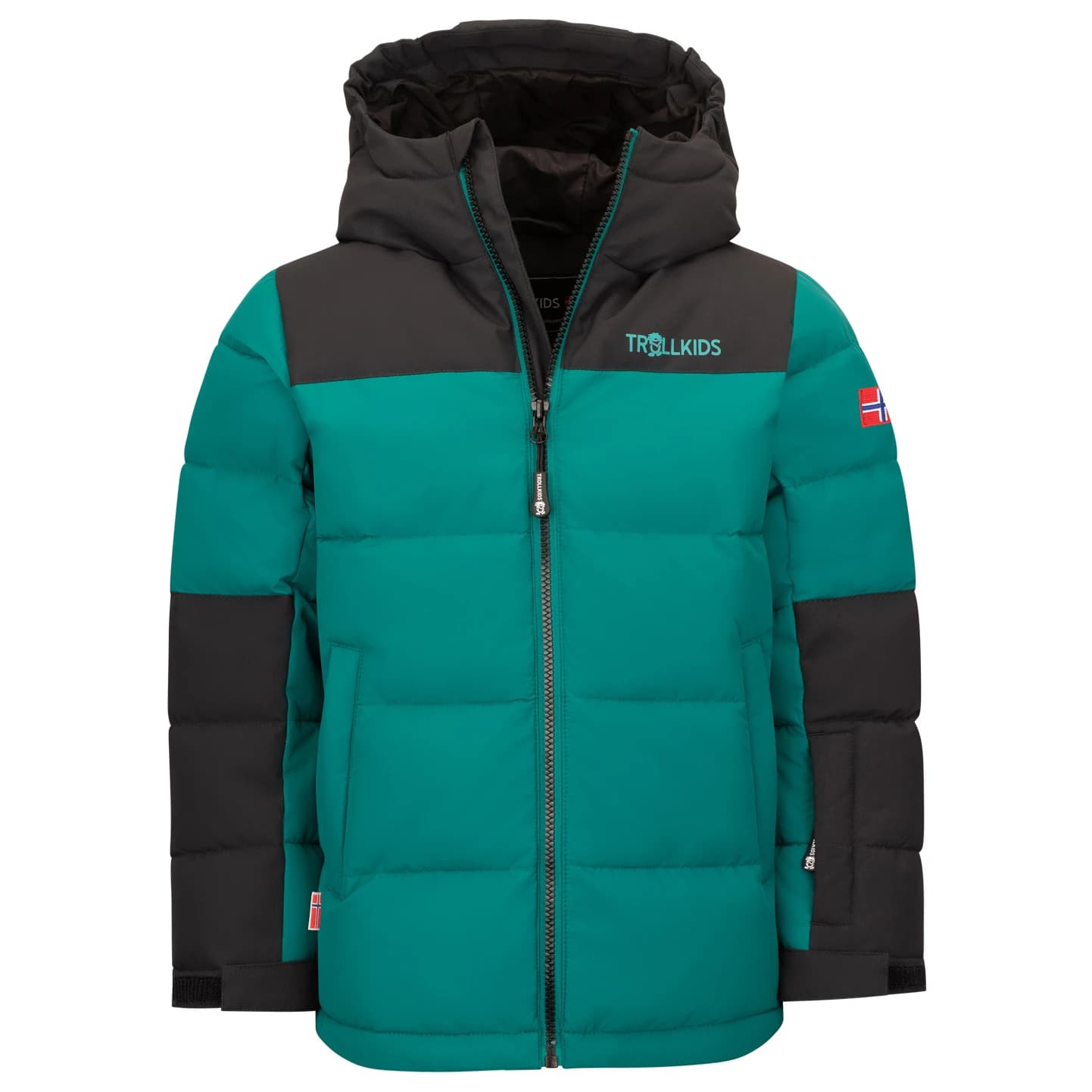 Детско зимно яке Trollkids Kid's Narvik Jacket Pro Winter jacket - Dark Cyan / Midnight Petrol