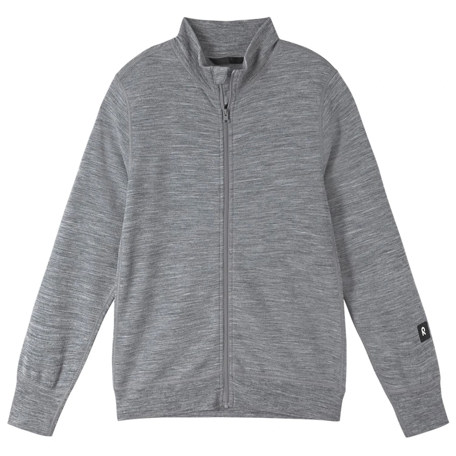 Детско вълнено яке Reima Kid's Mahin Merino jumper - Melange Grey