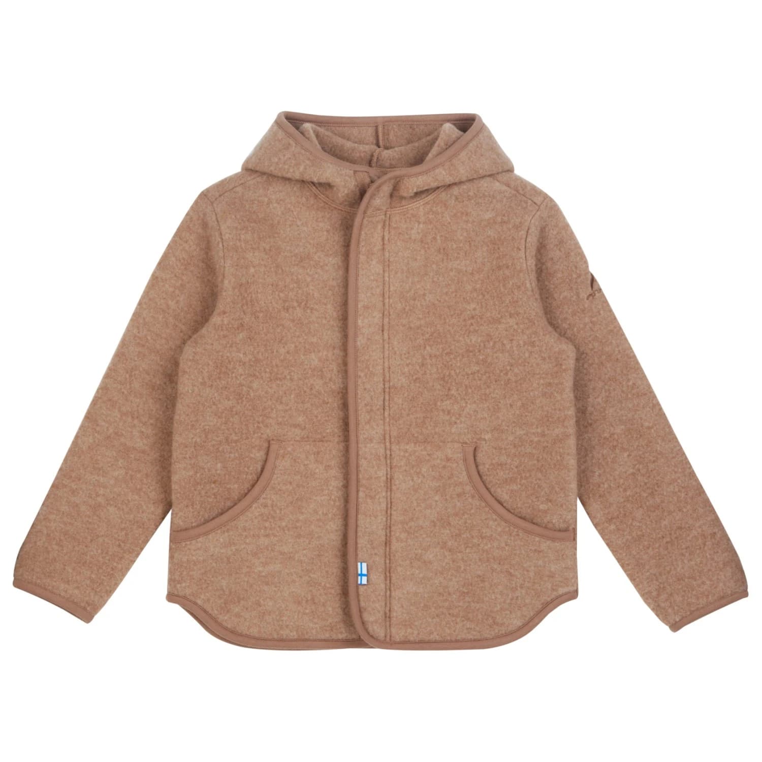 Детско поларено яке Finkid Kid's Luonteva Fleece jacket - Camel