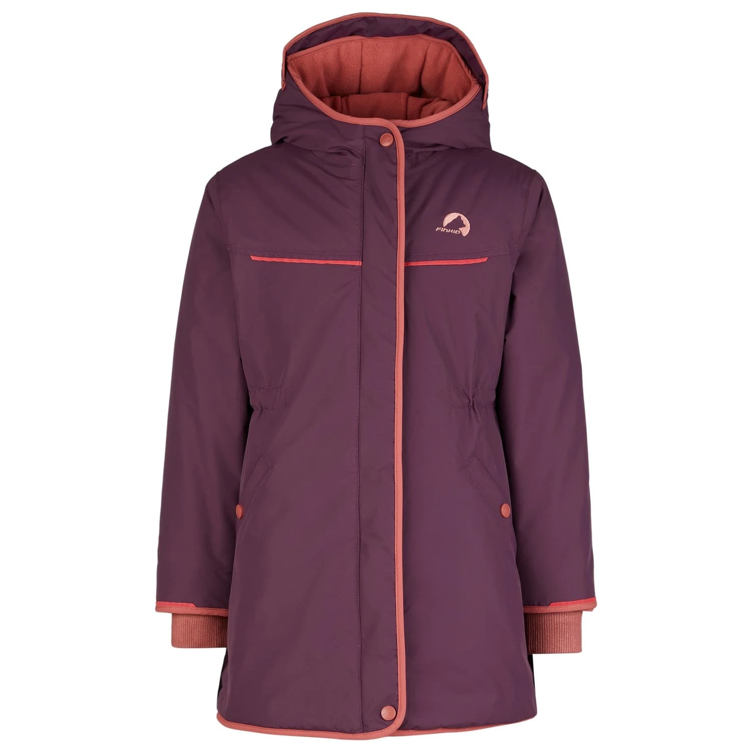 Детско палто Finkid Kid's Milla Coat - Plum / Cedar