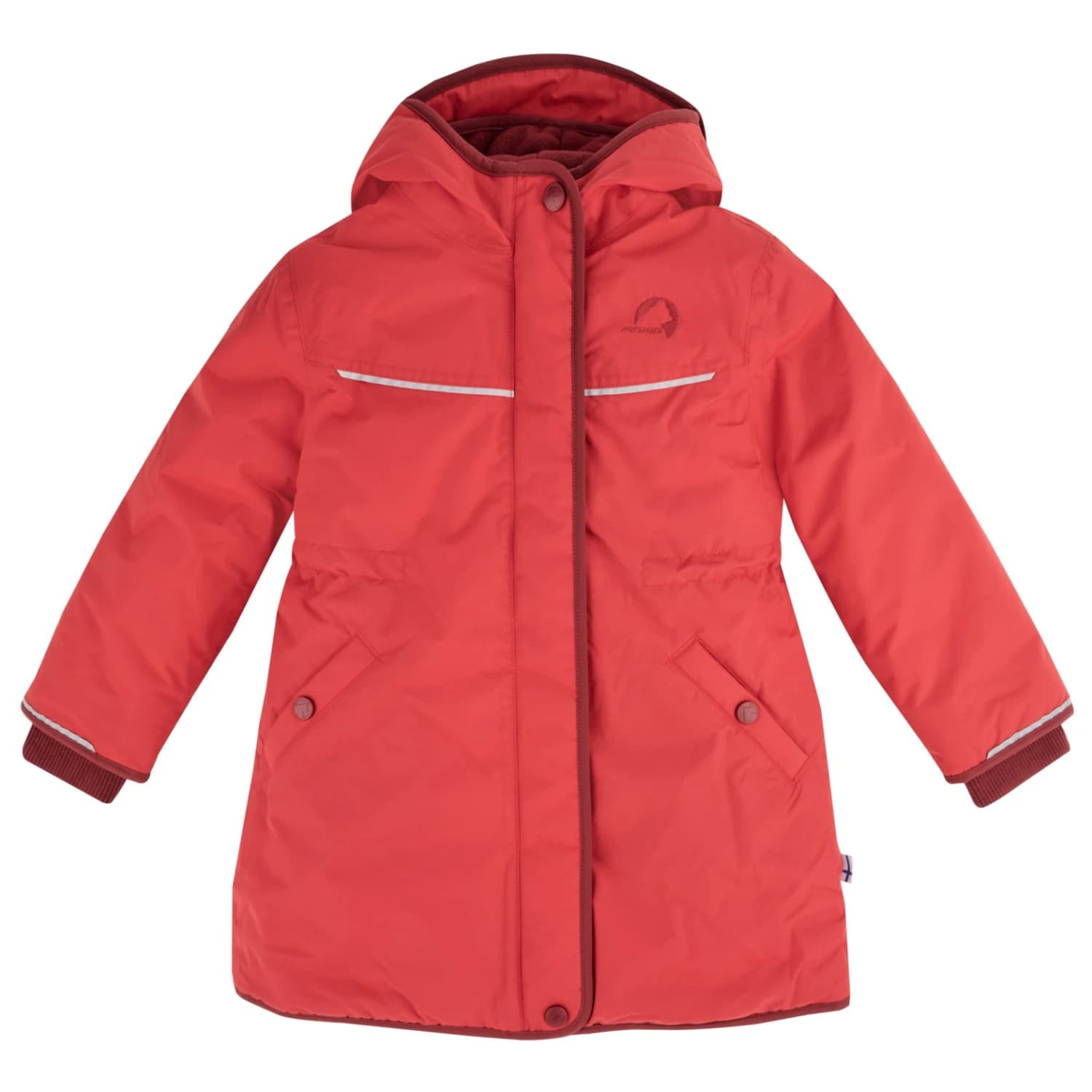 Детско палто Finkid Kid's Milla Coat - Lava / Cranberry