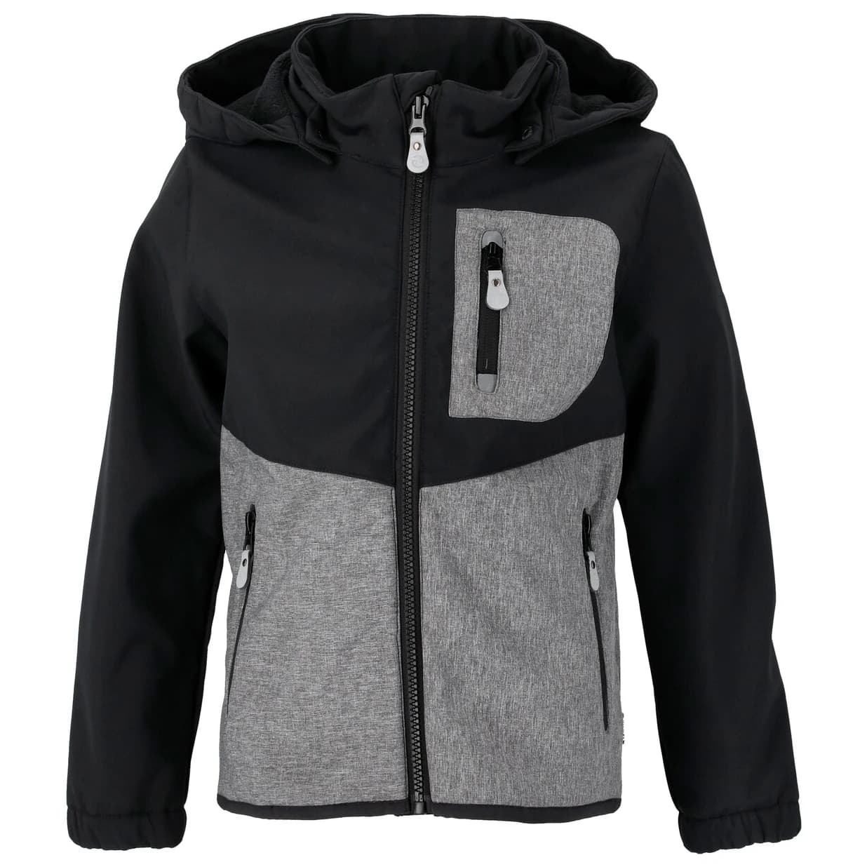 Детско софтшел яке ZIG ZAG Kid's Tarzan Softshell Jacket W-Pro 8000 Softshell jacket - Black