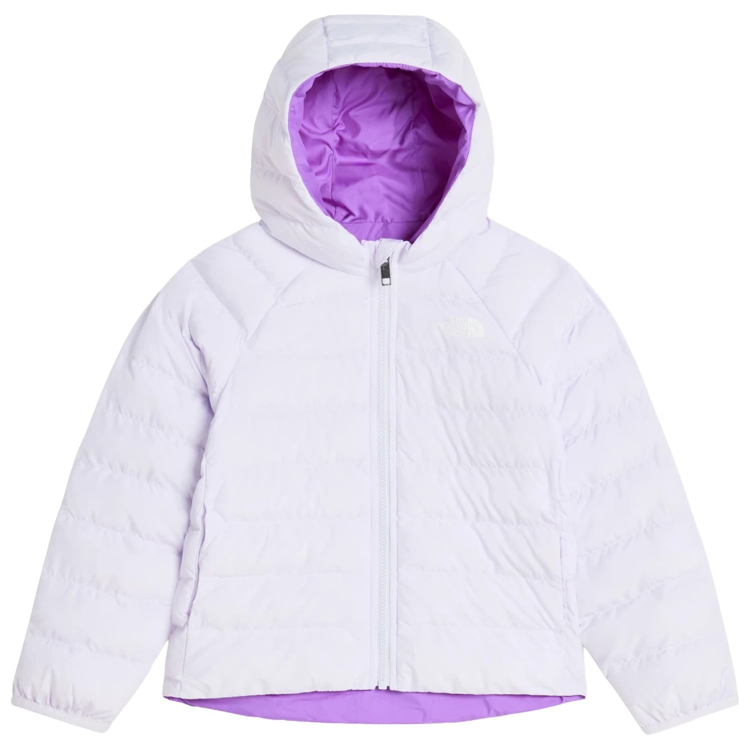Детско синтетично яке The North Face Kid's Reversible Perrito Hooded Jacket Synthetic jacket - Ice Lilac