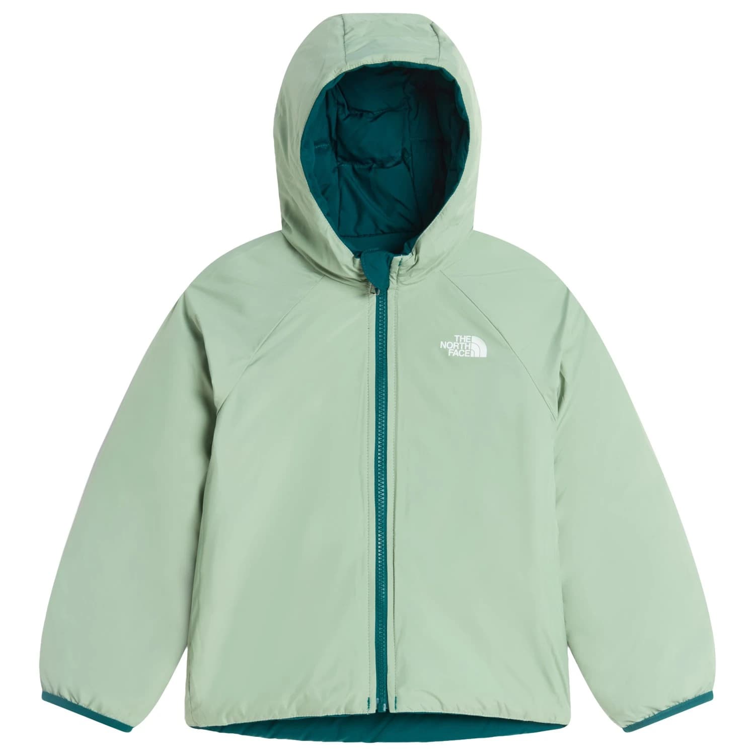 Детско синтетично яке The North Face Kid's Reversible Perrito Hooded Jacket Synthetic jacket - Pacific Teal