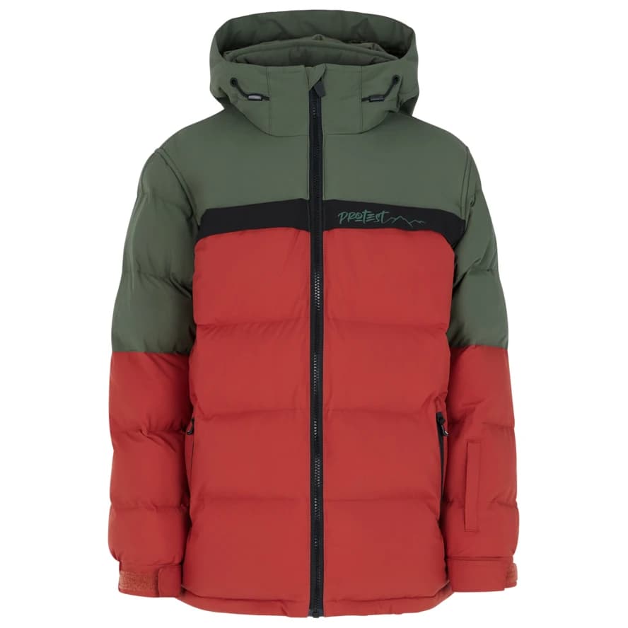 Детско синтетично яке Protest Kid's PRTMack Snowjacket Synthetic jacket - Barn Red