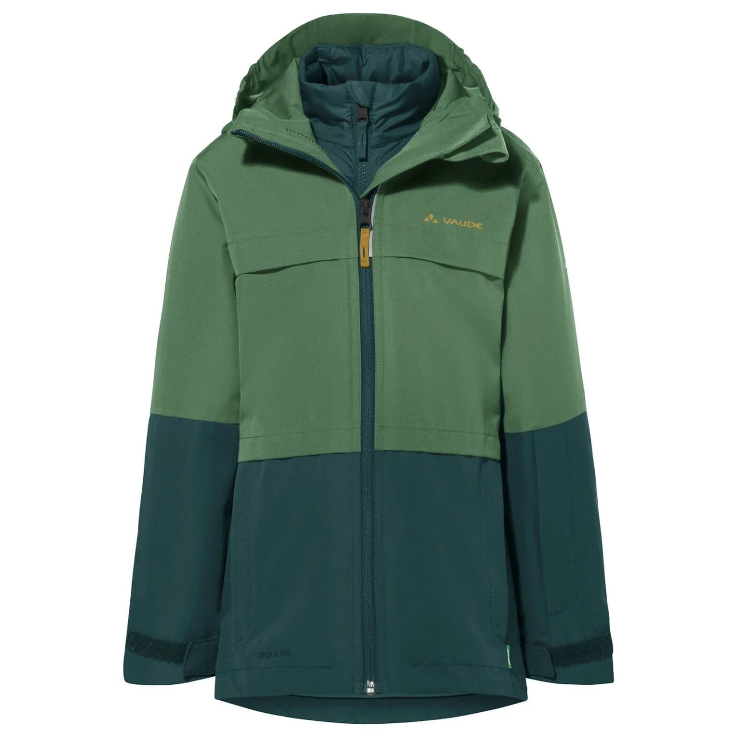 Детско 3-в-1 яке Vaude Kid's Snow Cup 3in1 Jacket III 3-in-1 jacket - Woodland