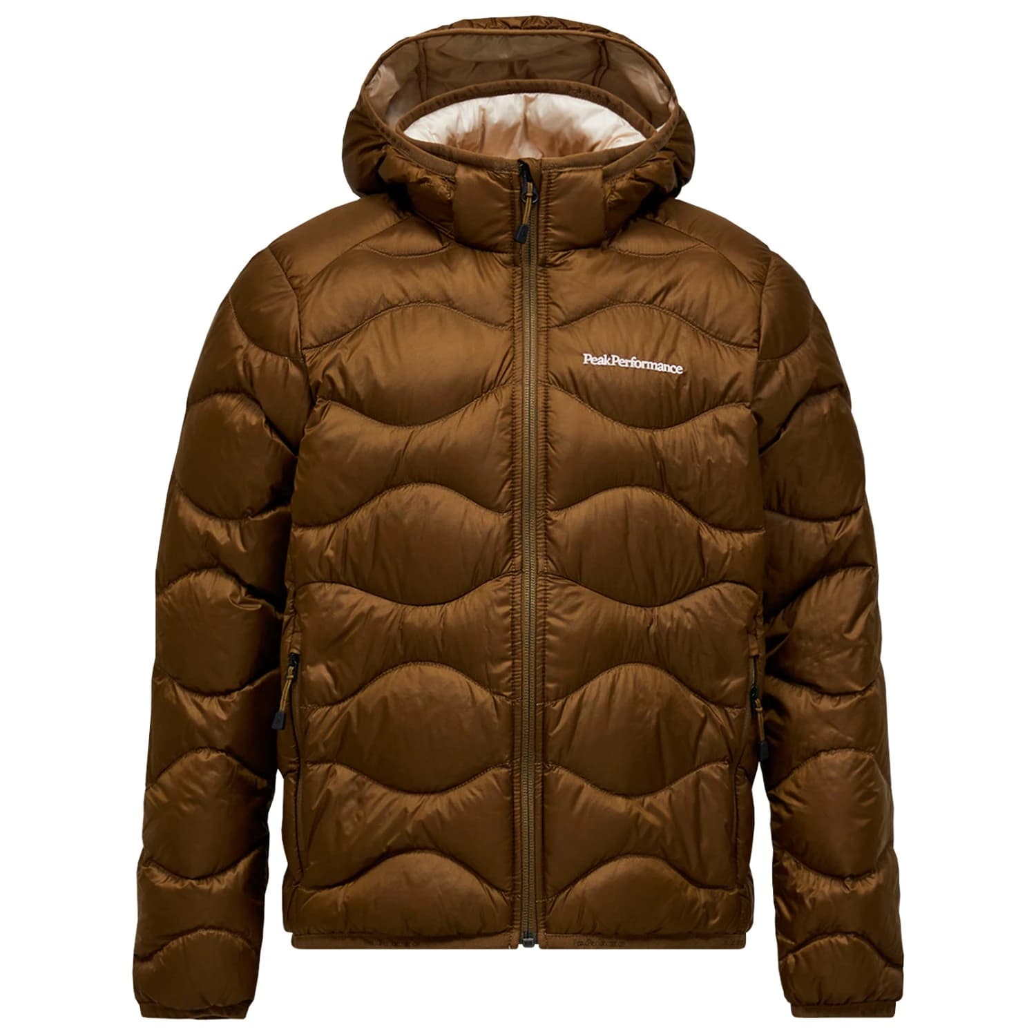 Детско пухено яке Peak Performance Kid's Helium Down Hood Jacket Synthetic jacket - Meadow Moss / Sand Fog