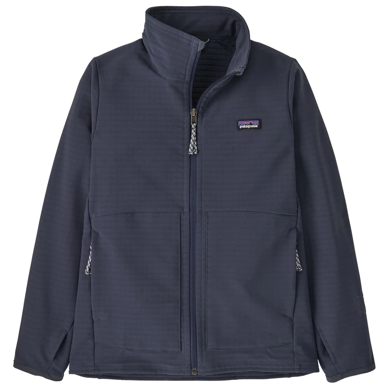 Детско софтшел яке Patagonia Kid's R1 Techface Jacket Softshell jacket - Smolder Blue