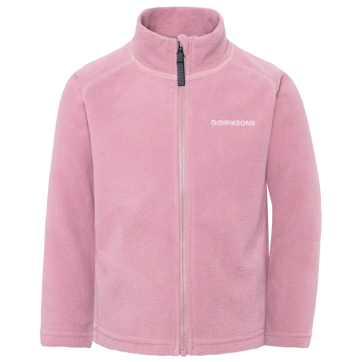 Детско поларено яке Didriksons Kid's Monte Full-Zip 10 Fleece jacket - Oyster Pink