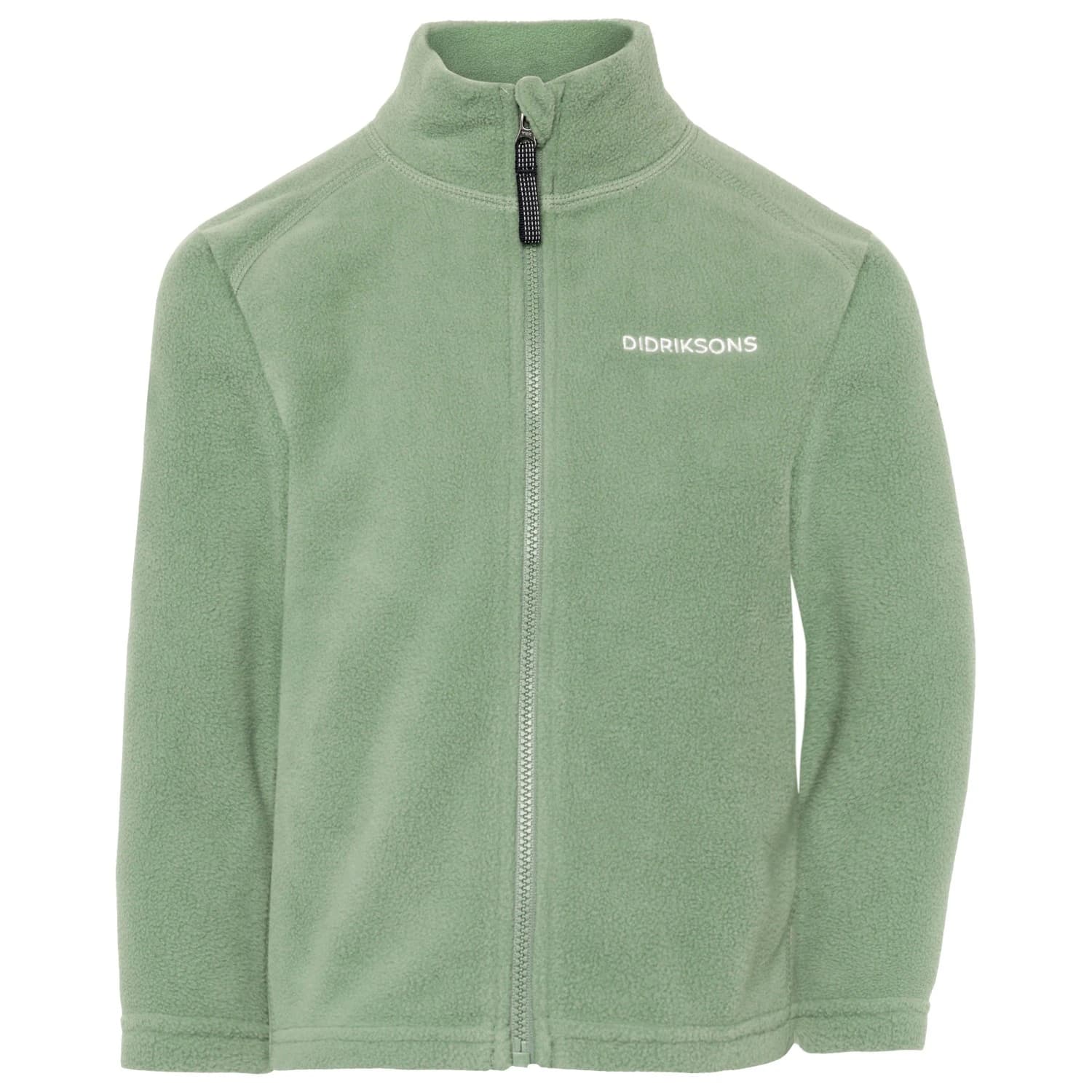 Детско поларено яке Didriksons Kid's Monte Full-Zip 10 Fleece jacket - Sage Green